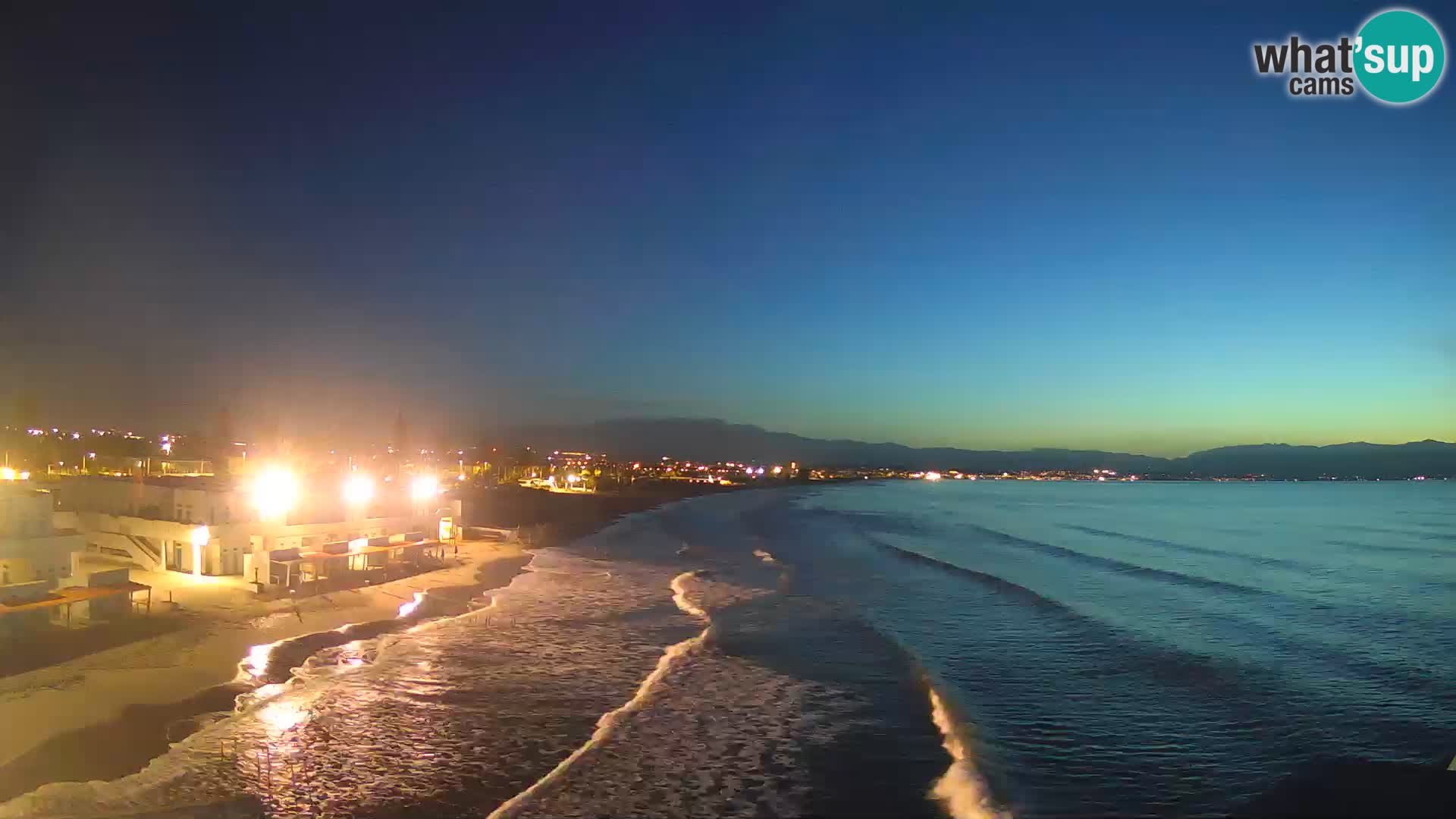 Live Webcam Golf von Cagliari – Strand Poetto – Sardinien