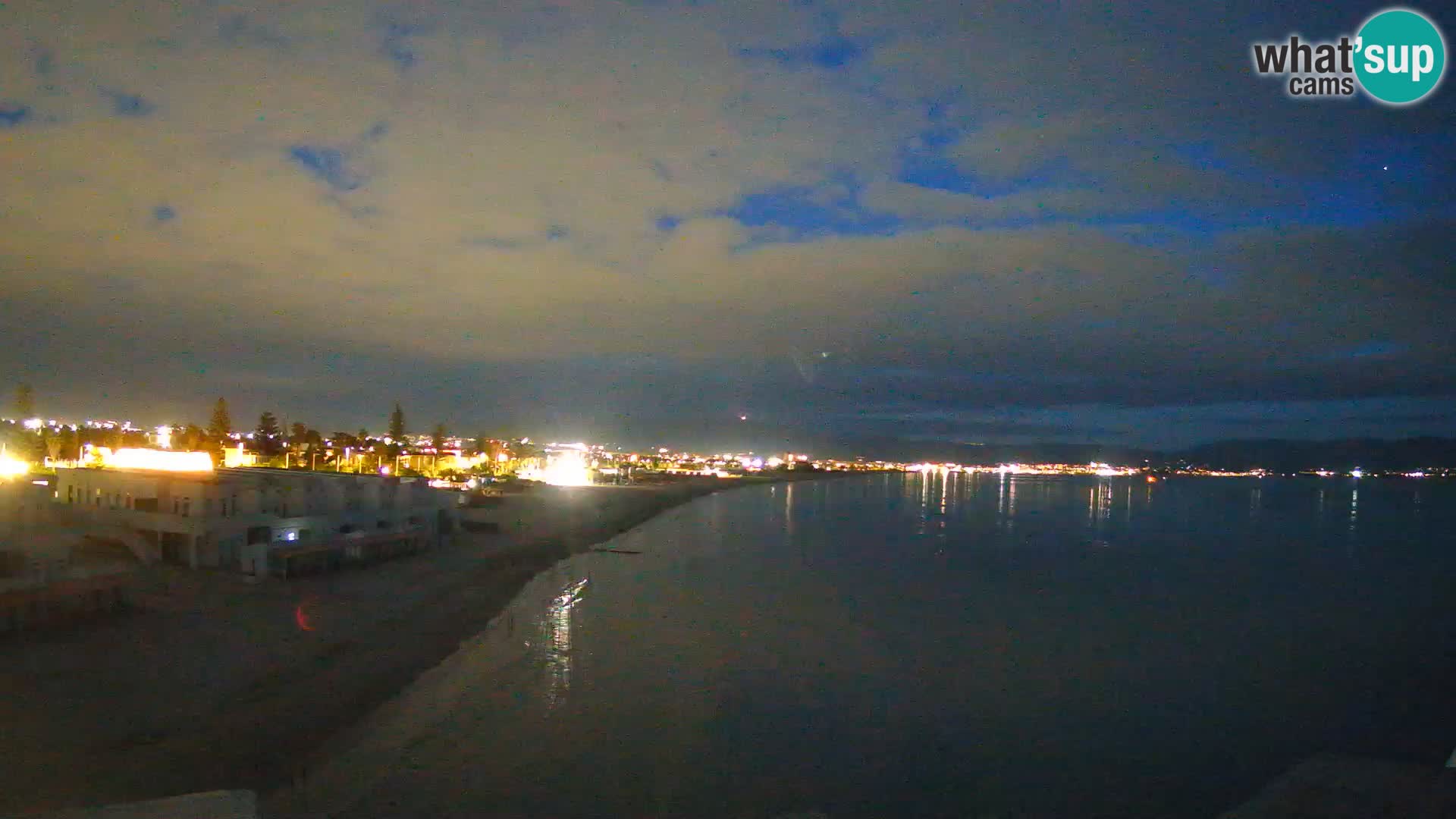 Camera en vivo Golfo de Cagliari – Playa del Poetto – Cerdeña