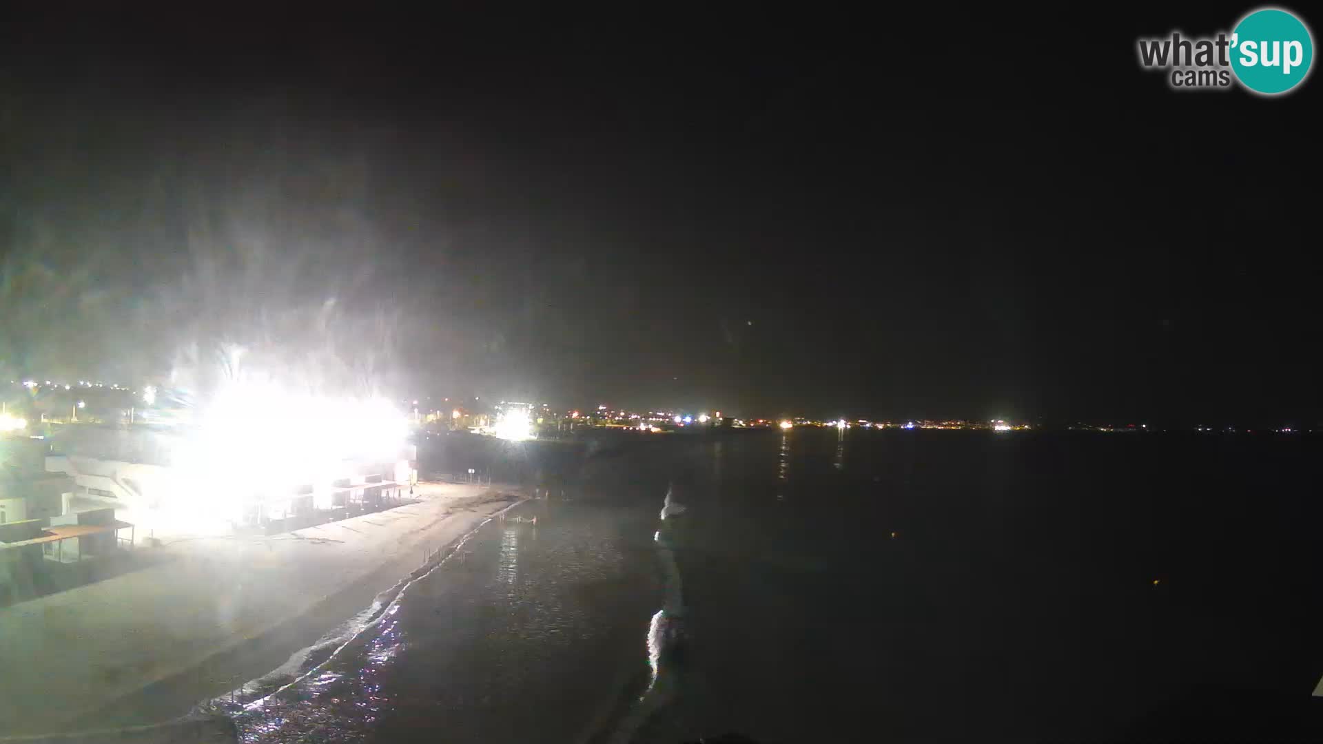 Camera en vivo Golfo de Cagliari – Playa del Poetto – Cerdeña