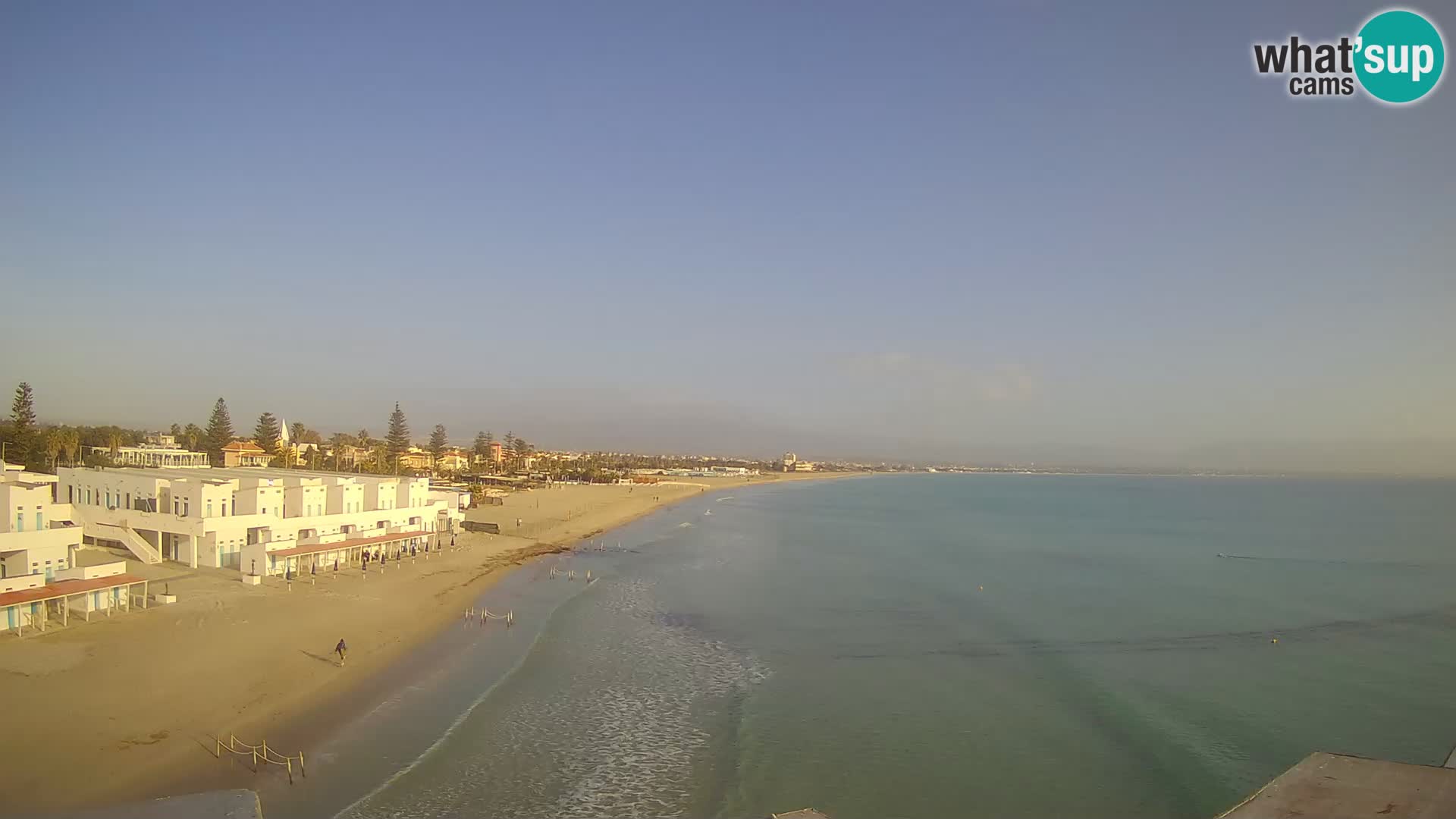 Camera en vivo Golfo de Cagliari – Playa del Poetto – Cerdeña