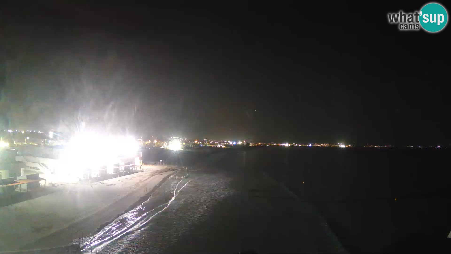 Camera en vivo Golfo de Cagliari – Playa del Poetto – Cerdeña