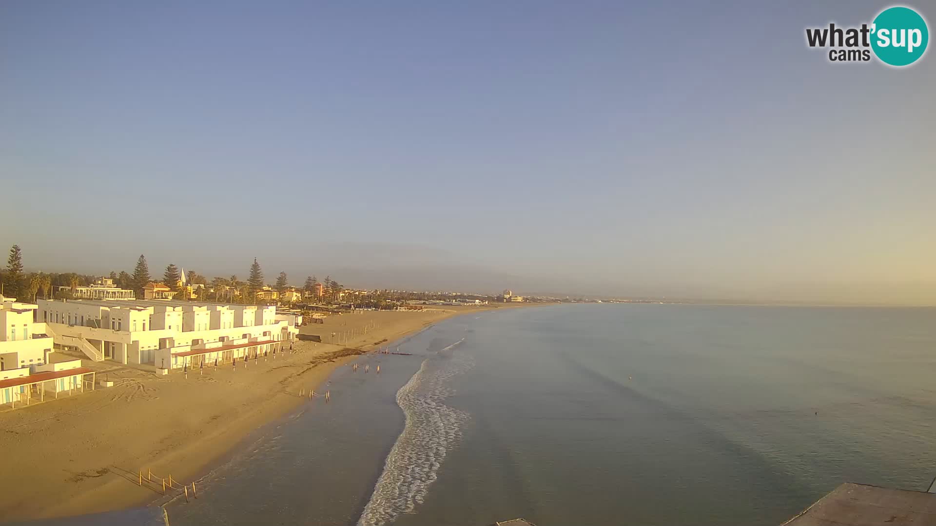 Camera en vivo Golfo de Cagliari – Playa del Poetto – Cerdeña