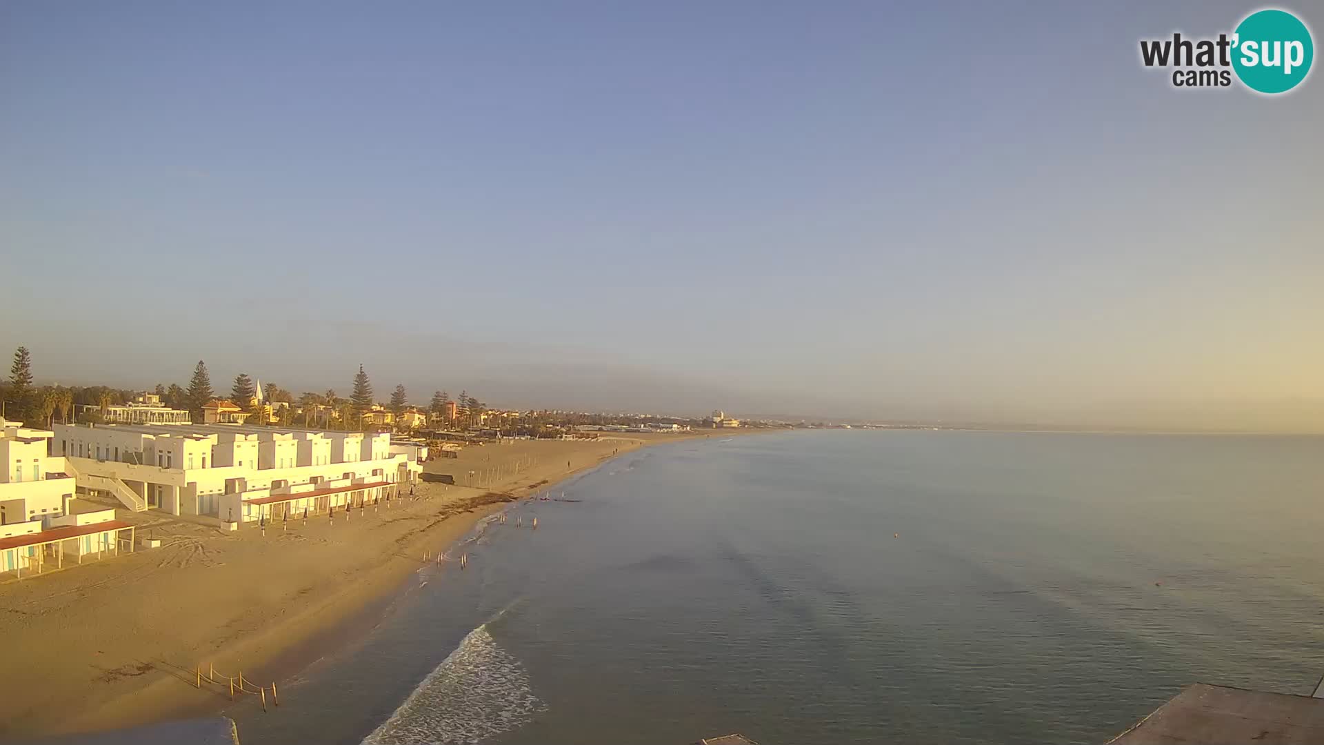 Camera en vivo Golfo de Cagliari – Playa del Poetto – Cerdeña