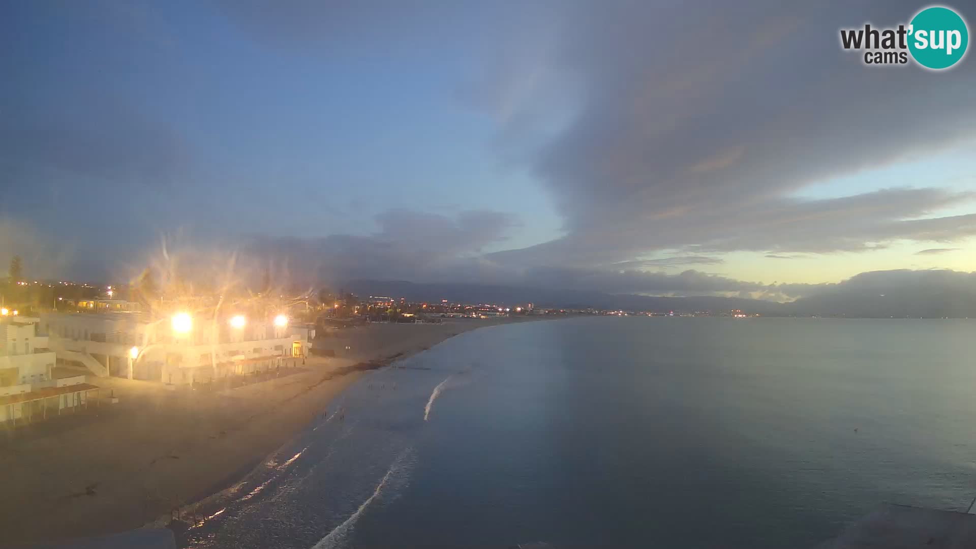 Live Webcam Golfo di Cagliari – Spiaggia del Poetto – Sardegna