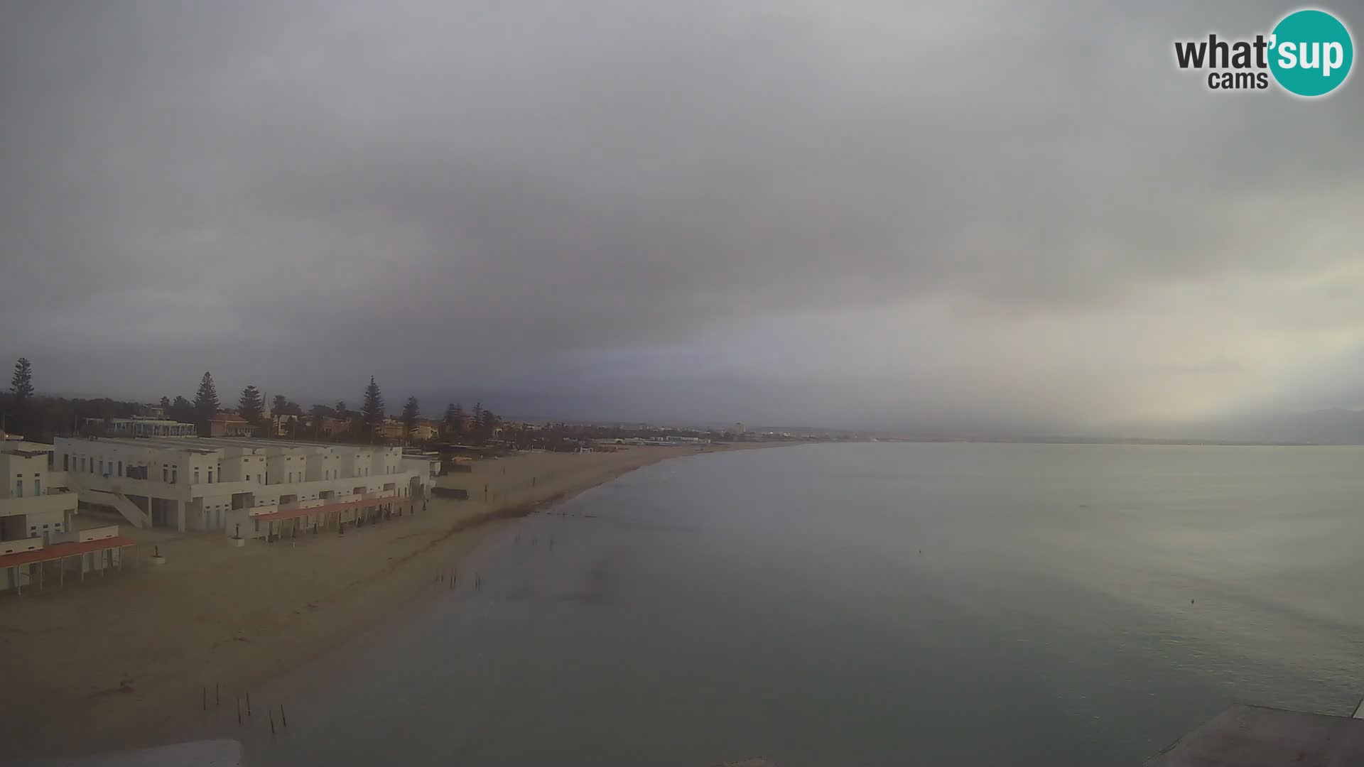 Web kamera uživo Cagliarski zaljev – plaža Poetto – Sardinija