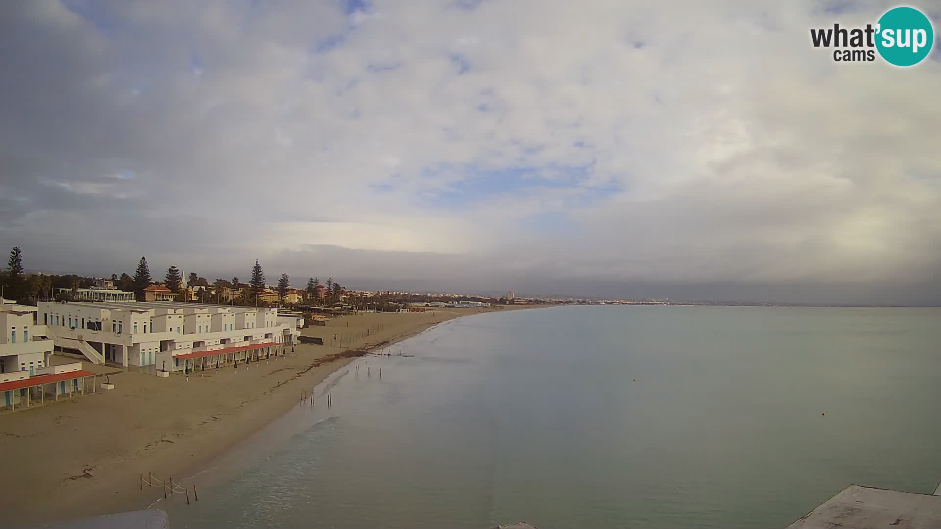 Camera en vivo Golfo de Cagliari – Playa del Poetto – Cerdeña