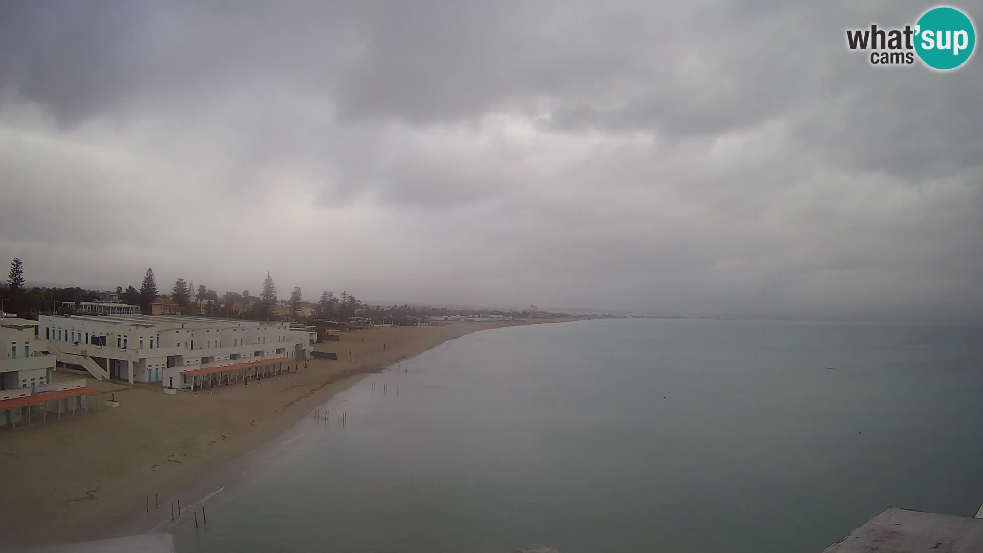 Web kamera uživo Cagliarski zaljev – plaža Poetto – Sardinija