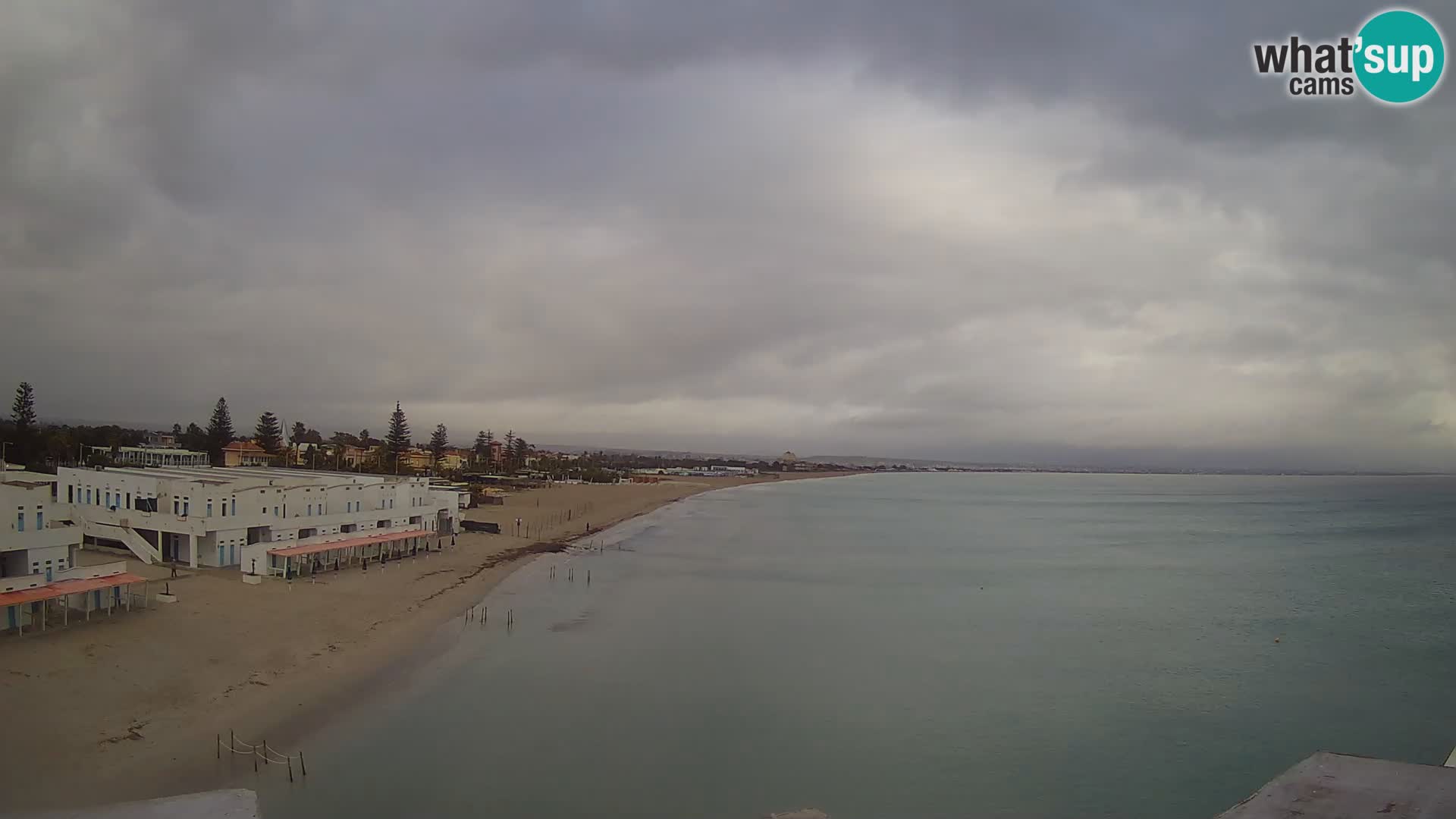 Web kamera uživo Cagliarski zaljev – plaža Poetto – Sardinija