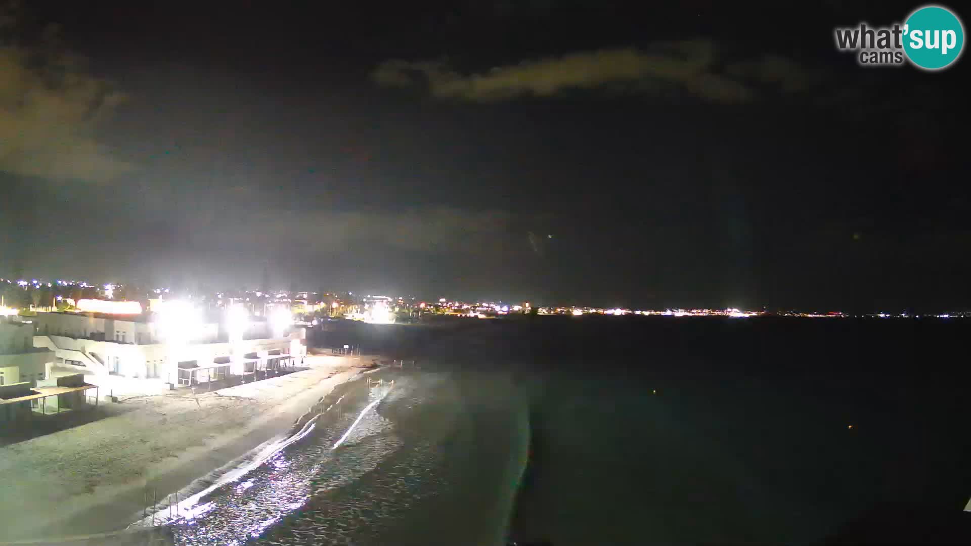 Camera en vivo Golfo de Cagliari – Playa del Poetto – Cerdeña