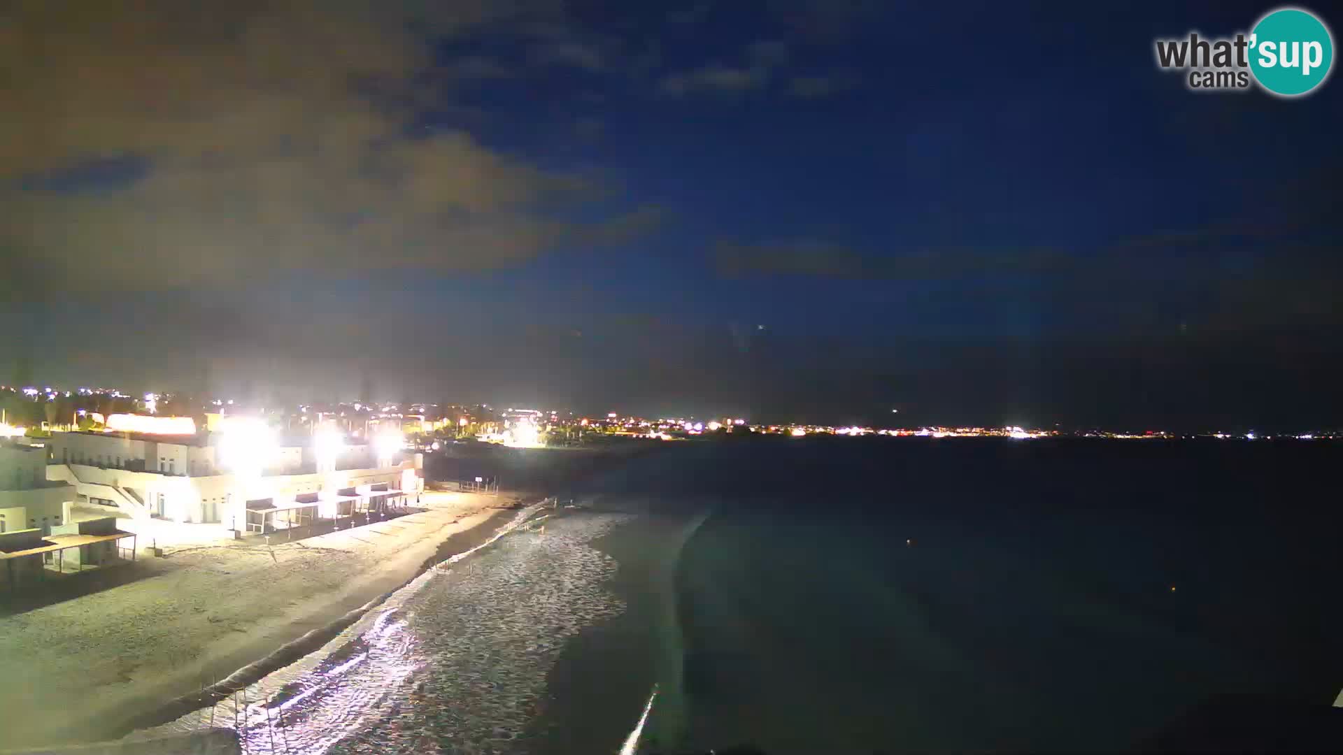 Camera en vivo Golfo de Cagliari – Playa del Poetto – Cerdeña