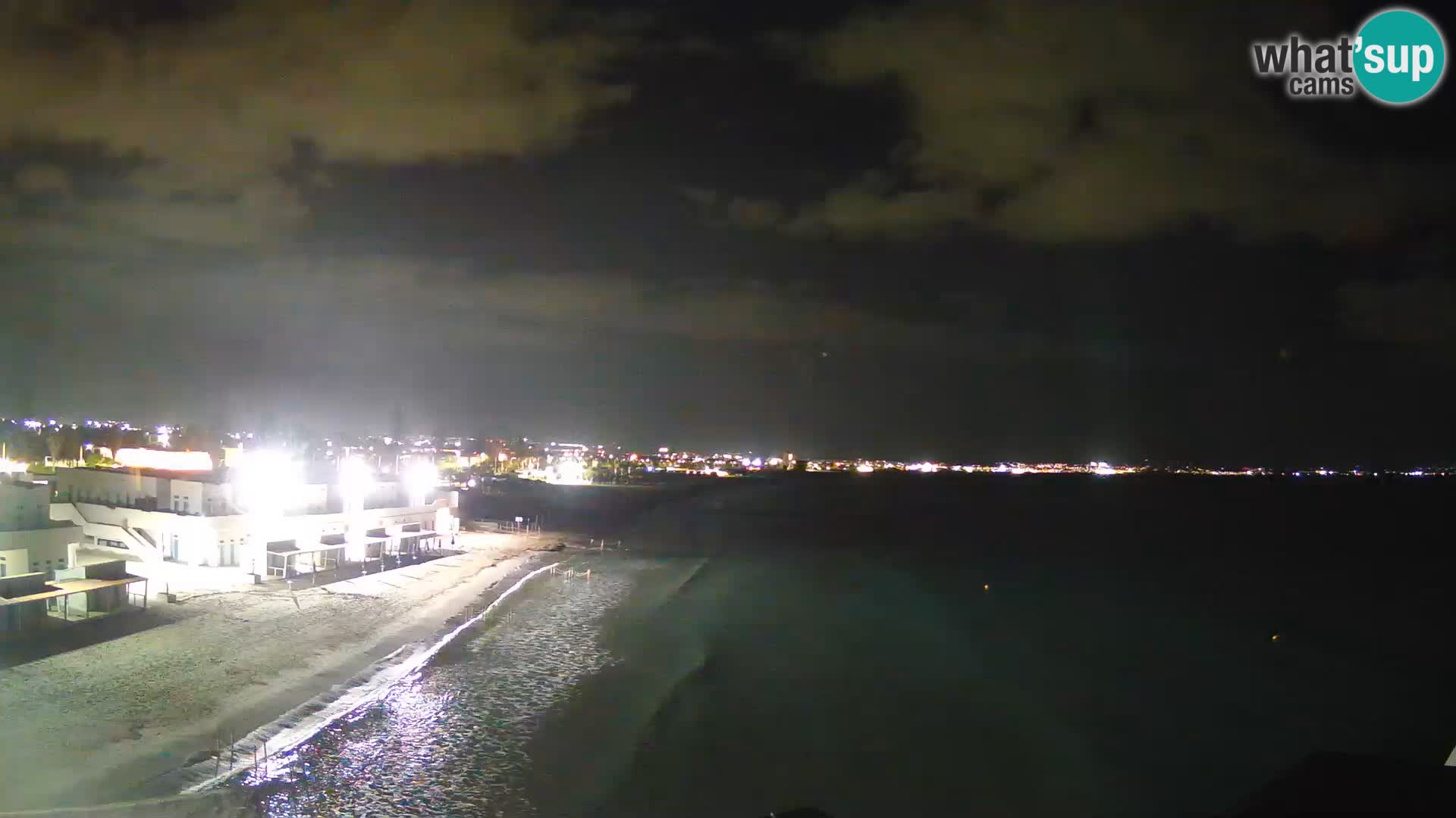 Camera en vivo Golfo de Cagliari – Playa del Poetto – Cerdeña