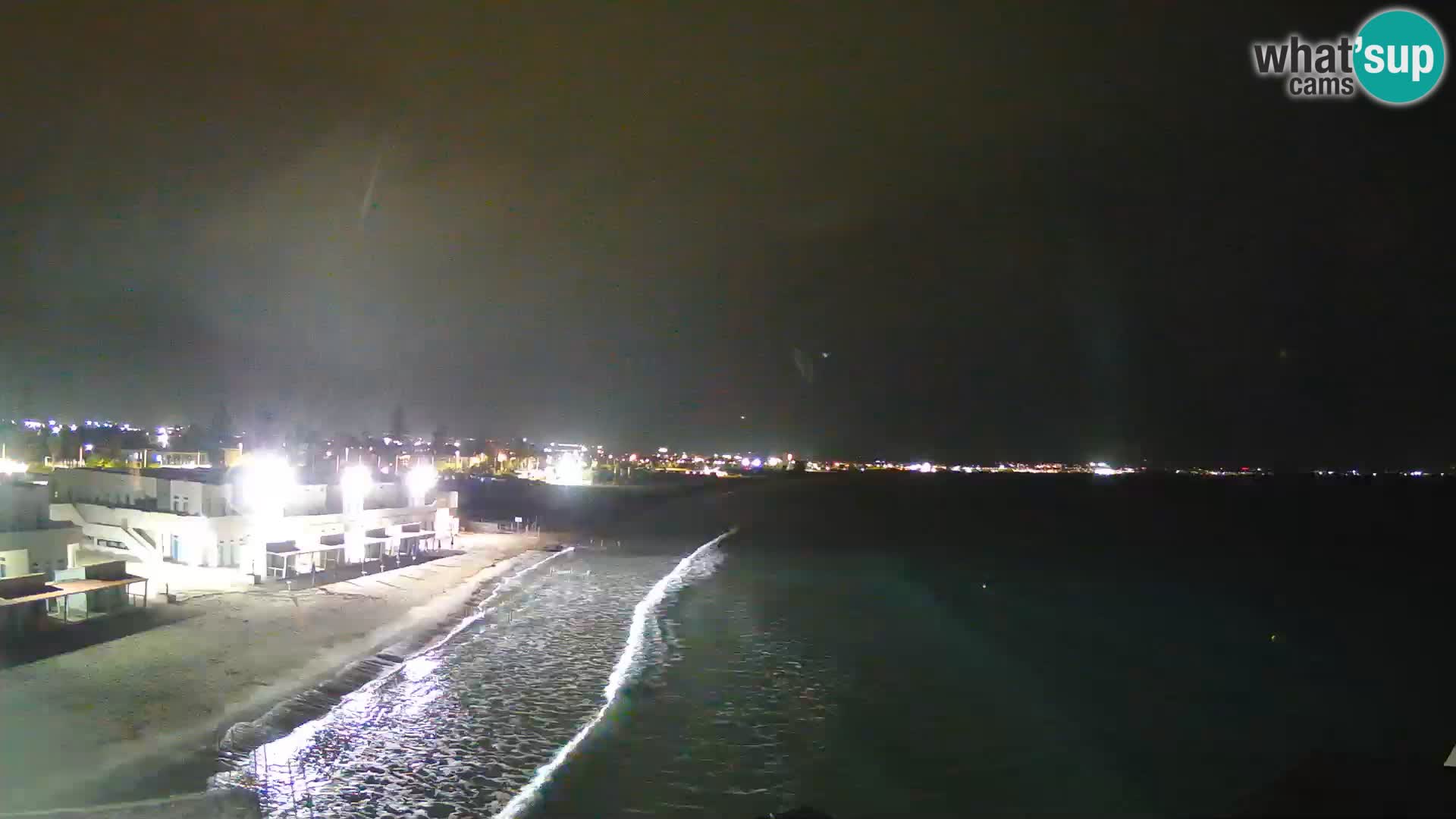 Camera en vivo Golfo de Cagliari – Playa del Poetto – Cerdeña