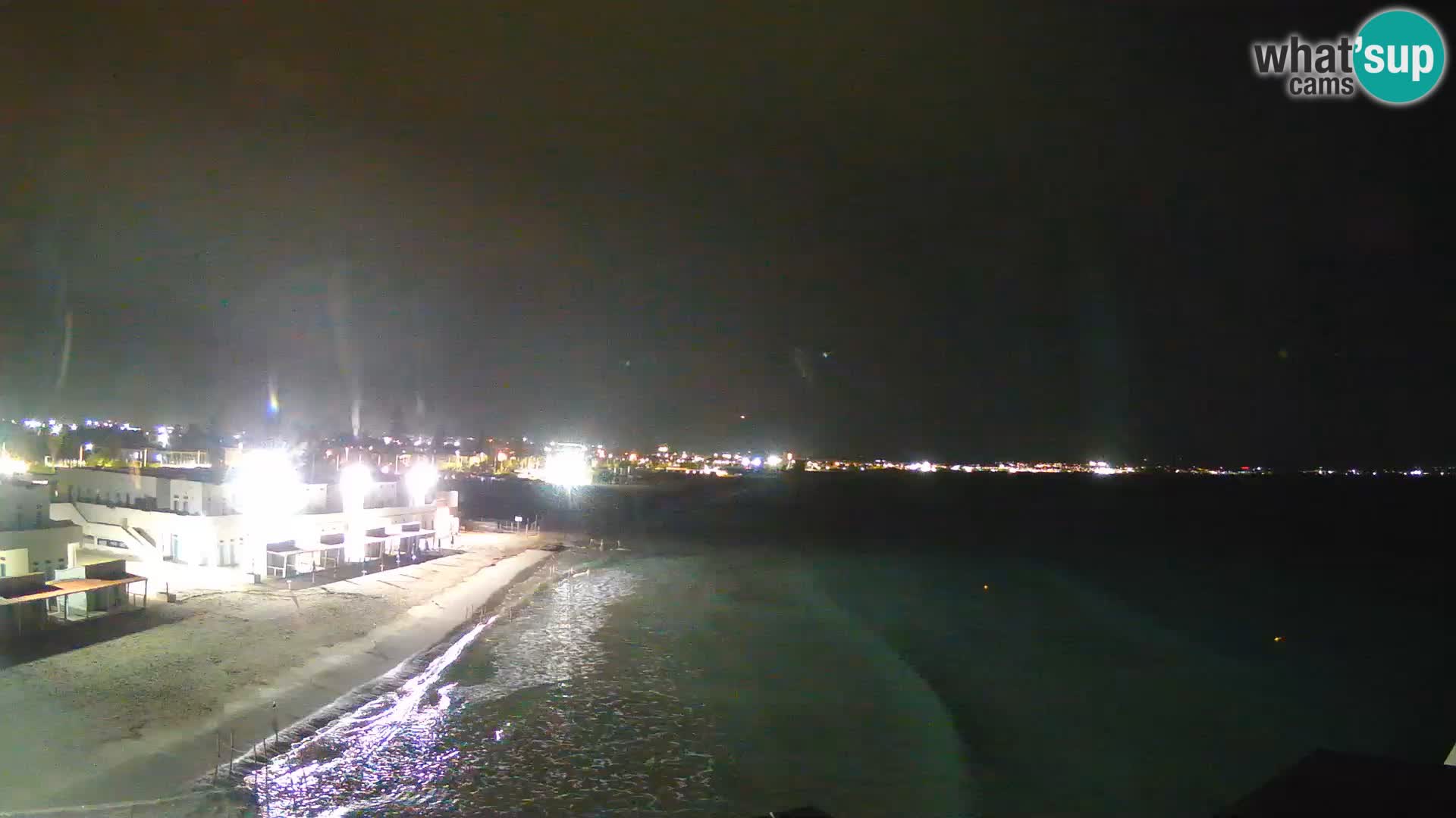 Camera en vivo Golfo de Cagliari – Playa del Poetto – Cerdeña