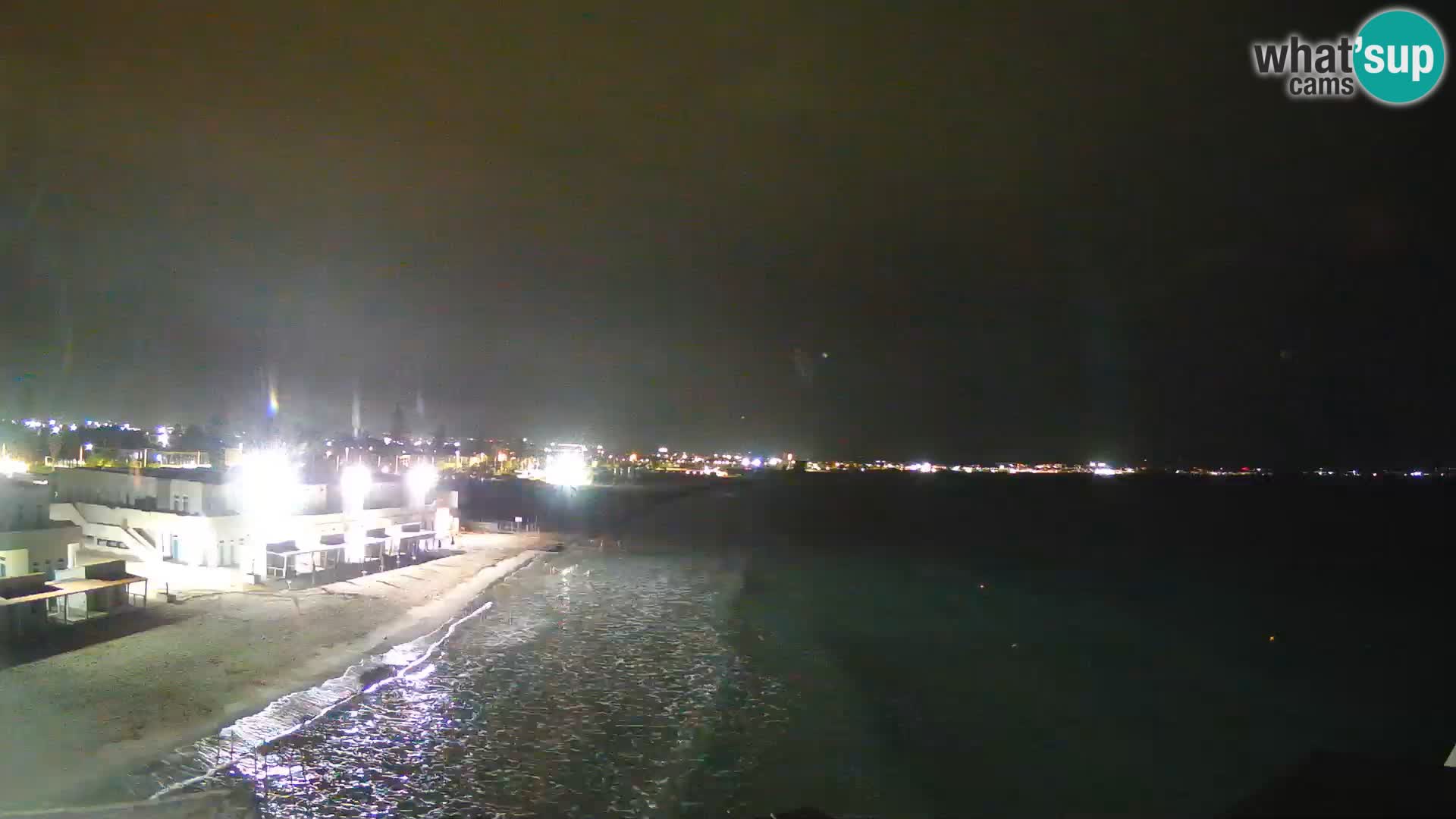 Webcam en direct Golfe de Cagliari – Plage du Poetto – Sardaigne