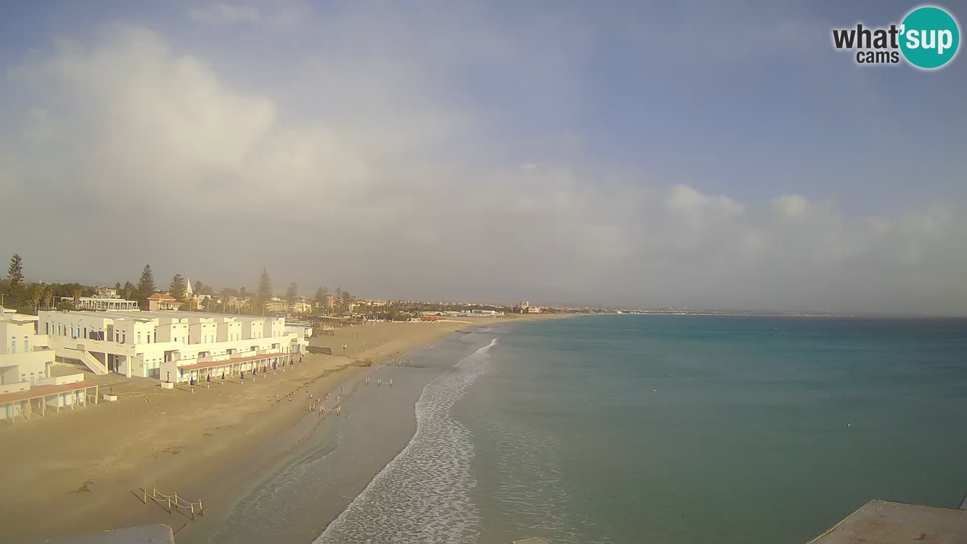 Web kamera uživo Cagliarski zaljev – plaža Poetto – Sardinija