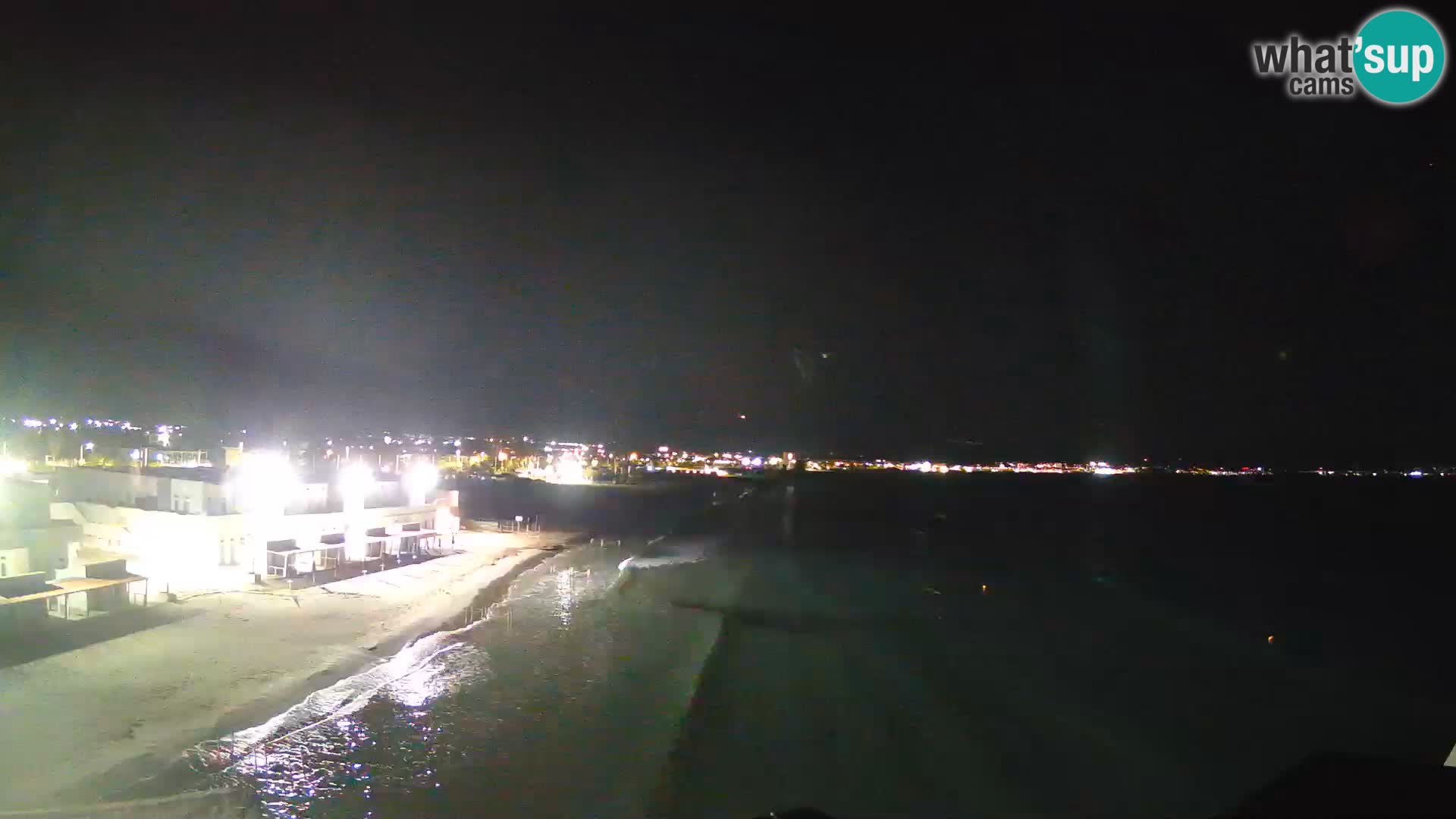 Webcam en direct Golfe de Cagliari – Plage du Poetto – Sardaigne