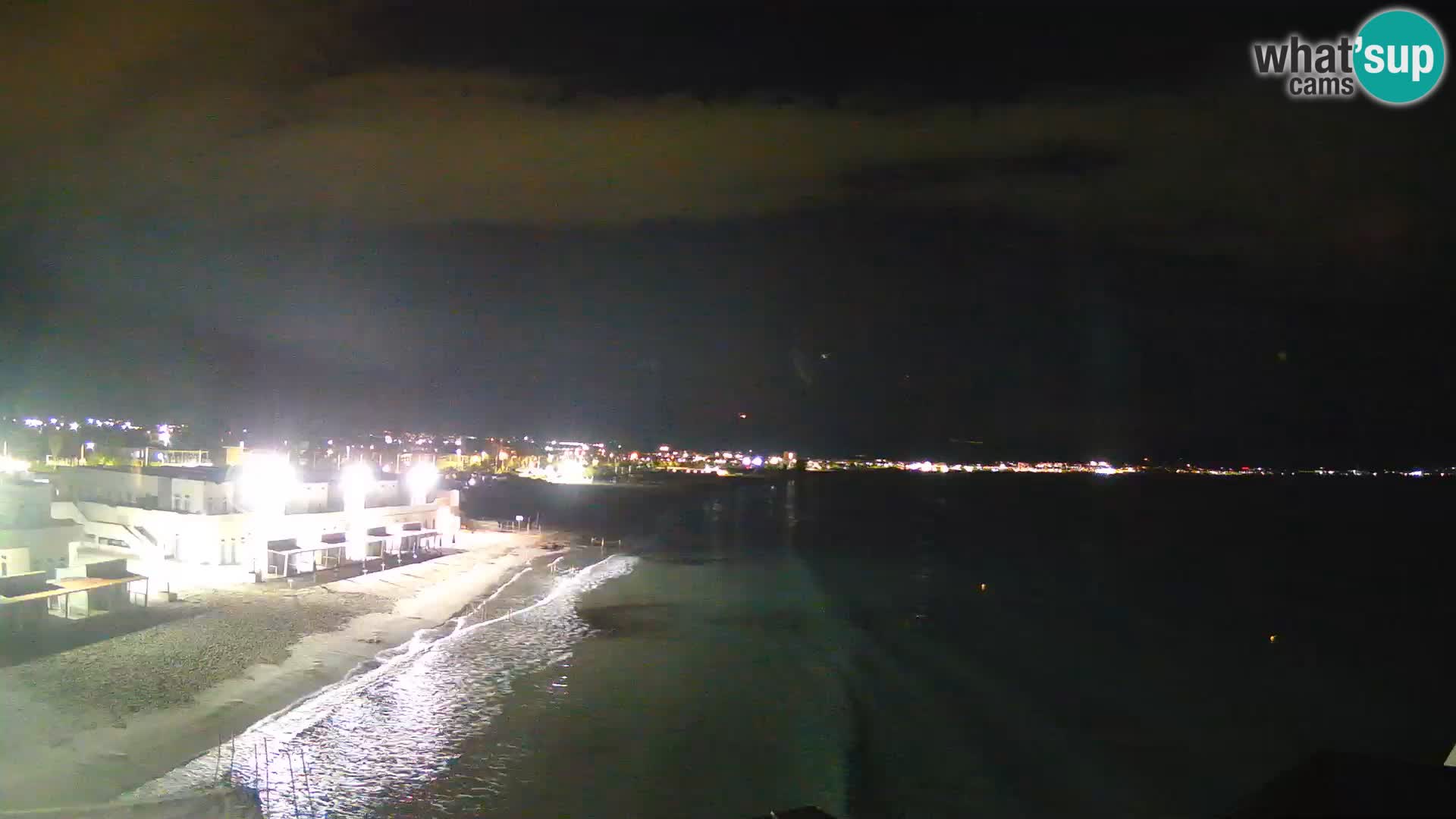 Camera en vivo Golfo de Cagliari – Playa del Poetto – Cerdeña