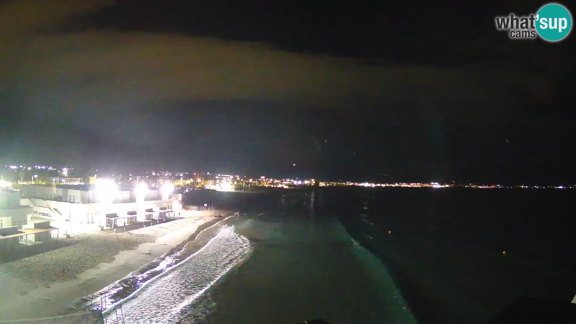 Camera en vivo Golfo de Cagliari – Playa del Poetto – Cerdeña