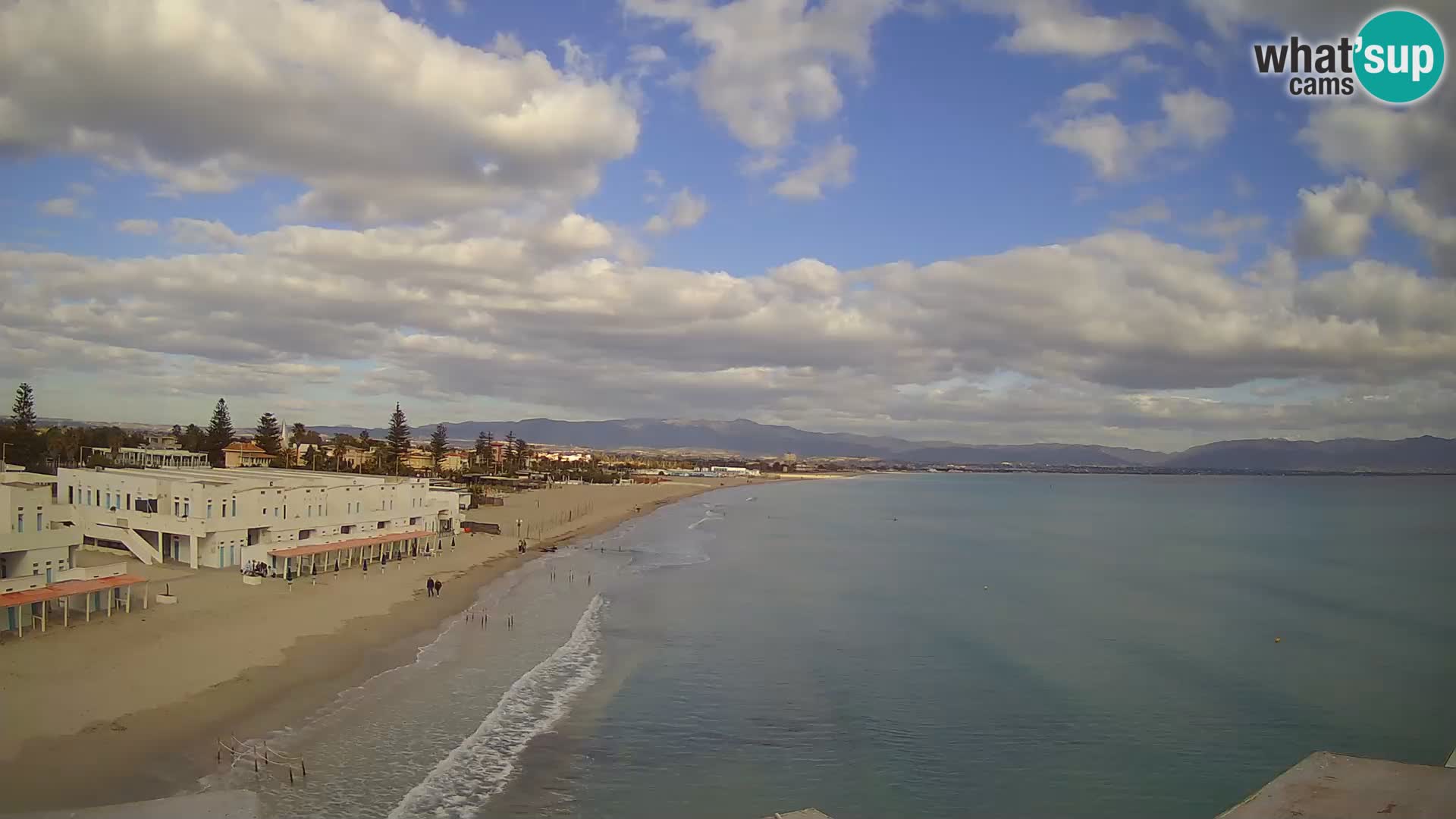 Live Webcam Golfo di Cagliari – Spiaggia del Poetto – Sardegna