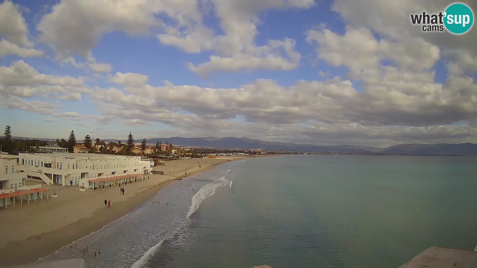 Live Webcam Golfo di Cagliari – Spiaggia del Poetto – Sardegna