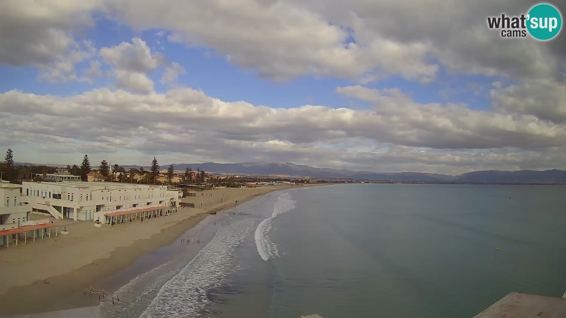 Live Webcam Golfo di Cagliari – Spiaggia del Poetto – Sardegna