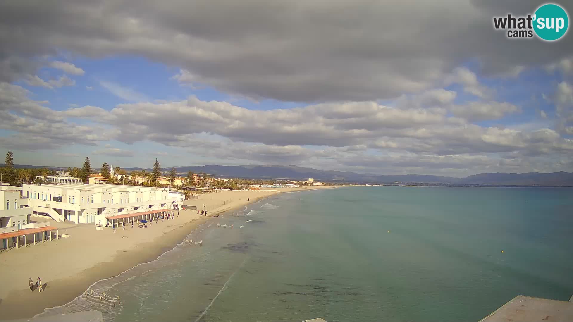 Live Webcam Golf von Cagliari – Strand Poetto – Sardinien