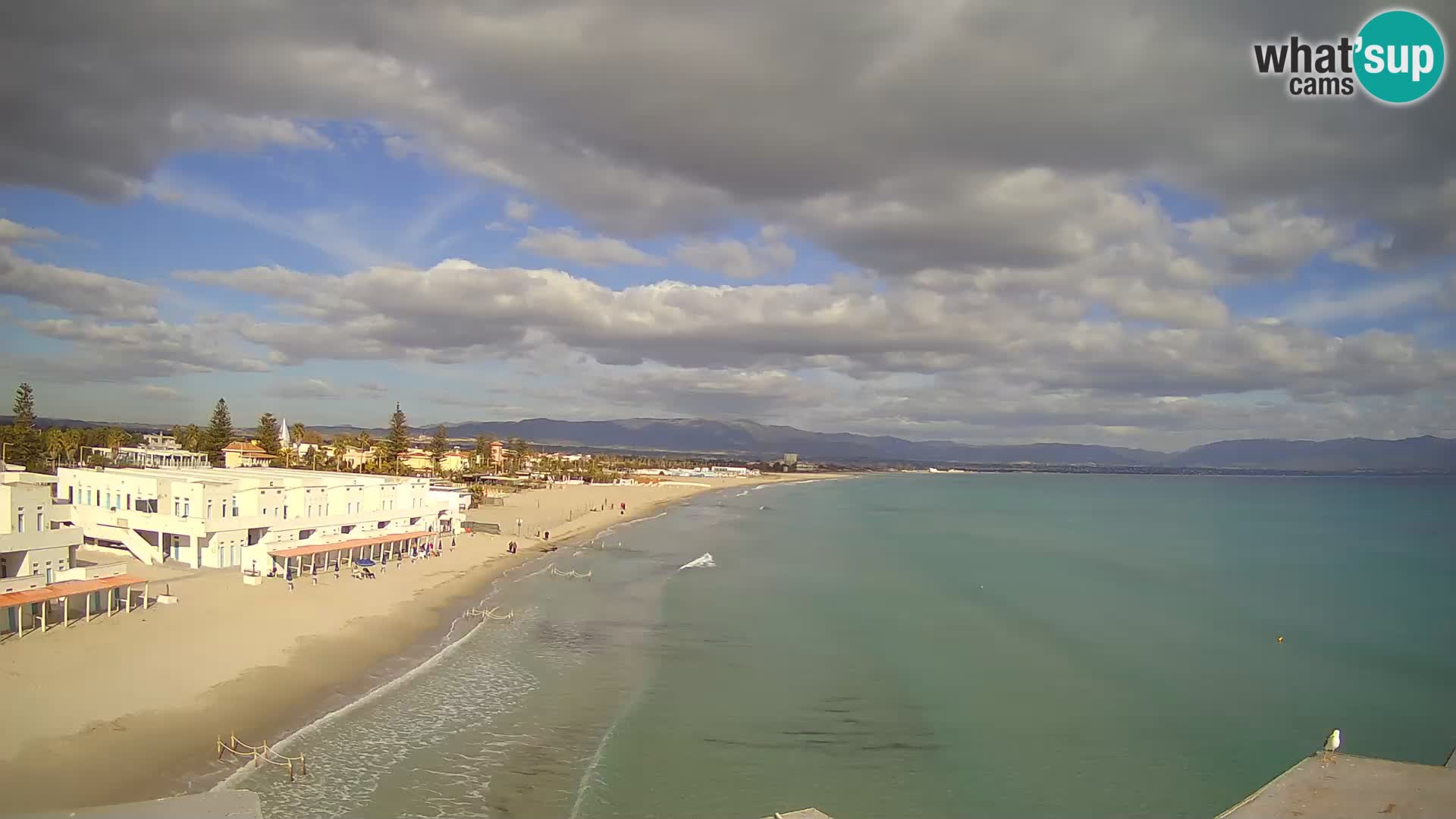 Live Webcam Golfo di Cagliari – Spiaggia del Poetto – Sardegna