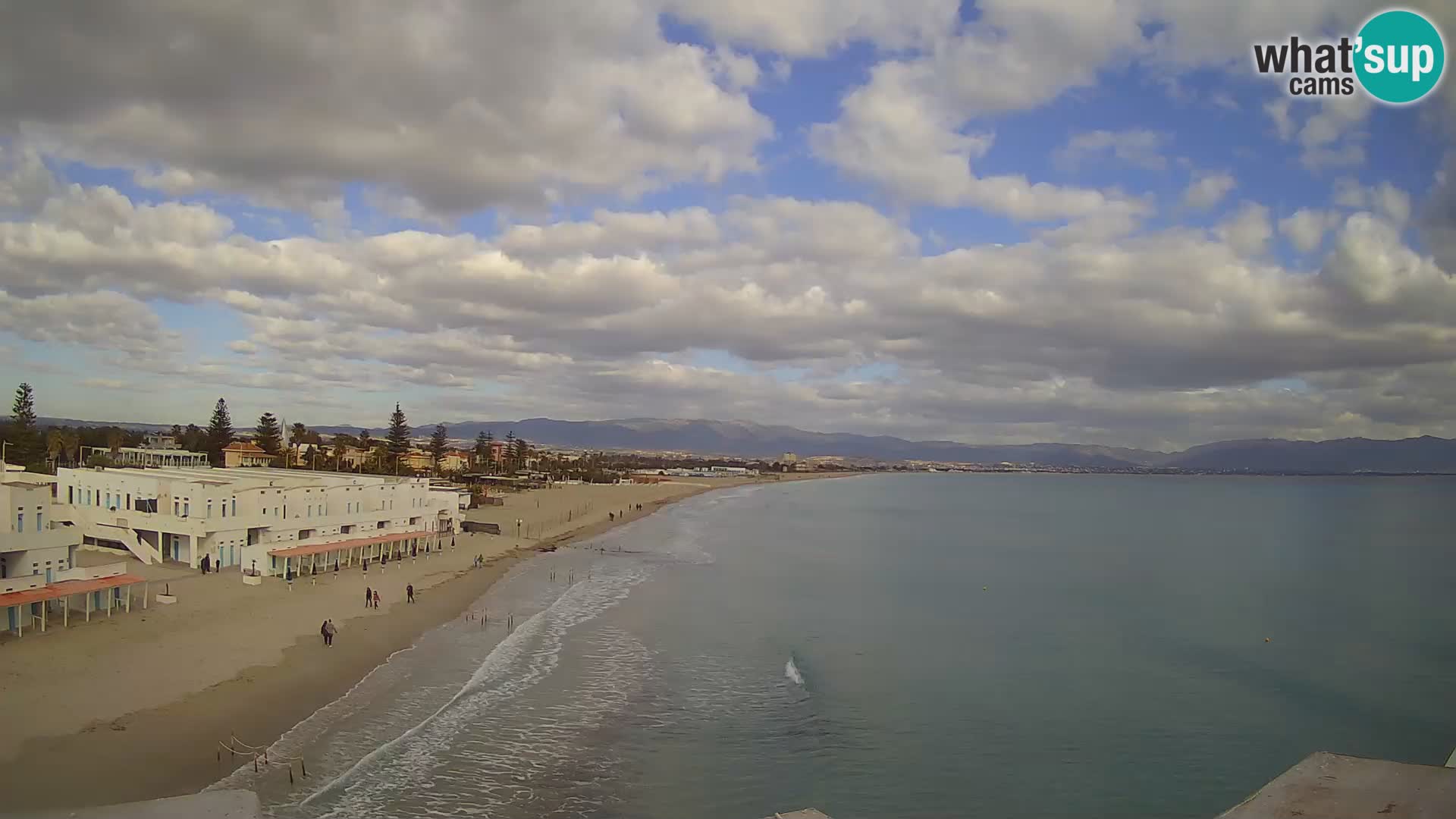 Live Webcam Golfo di Cagliari – Spiaggia del Poetto – Sardegna