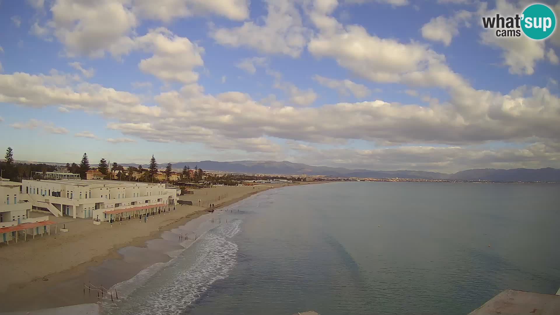 Live Webcam Golfo di Cagliari – Spiaggia del Poetto – Sardegna