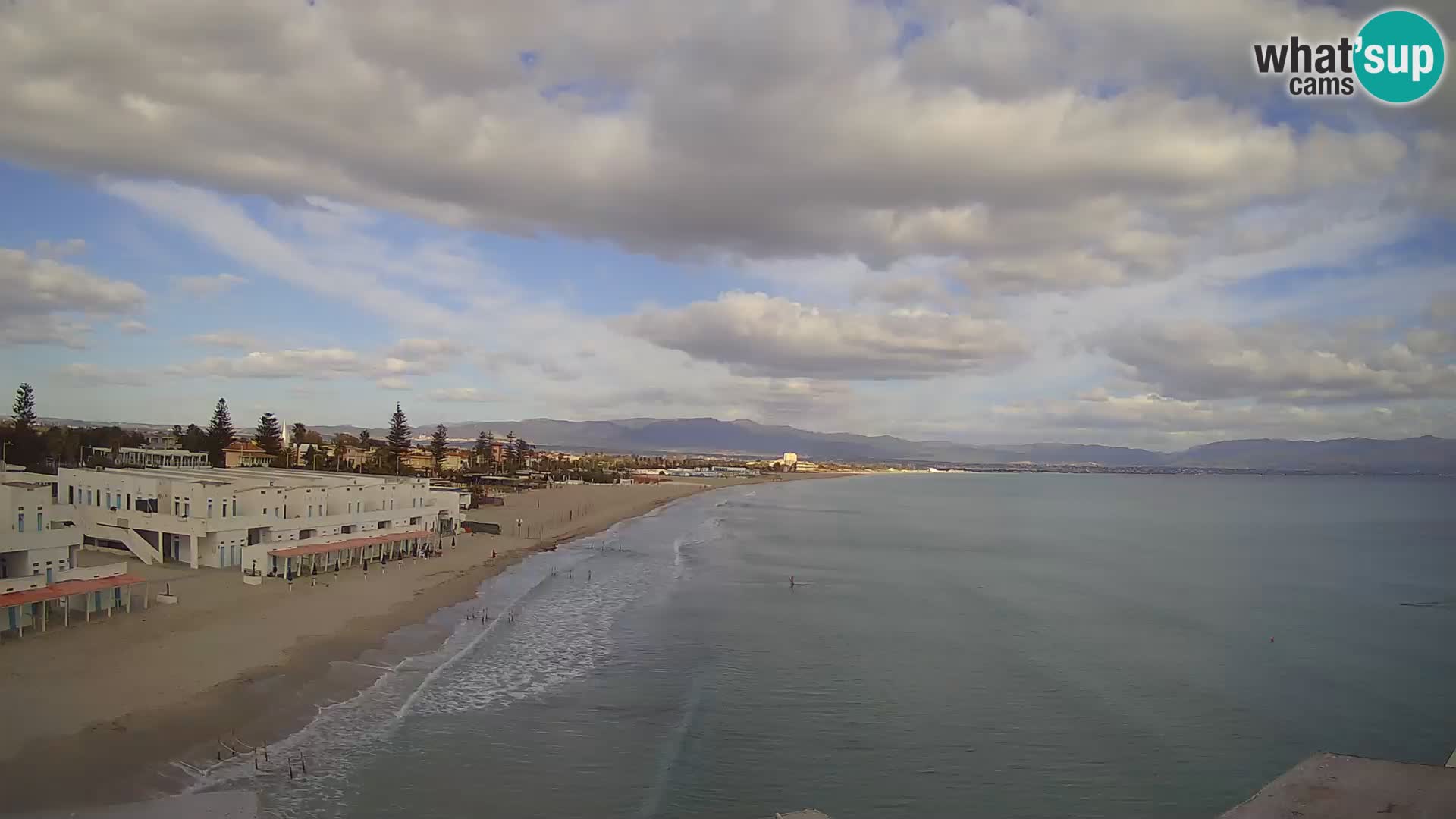 Live Webcam Golfo di Cagliari – Spiaggia del Poetto – Sardegna