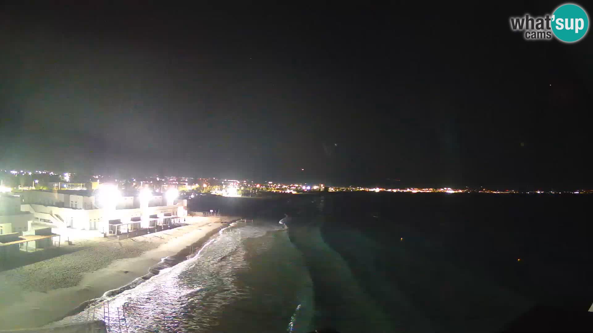 Camera en vivo Golfo de Cagliari – Playa del Poetto – Cerdeña