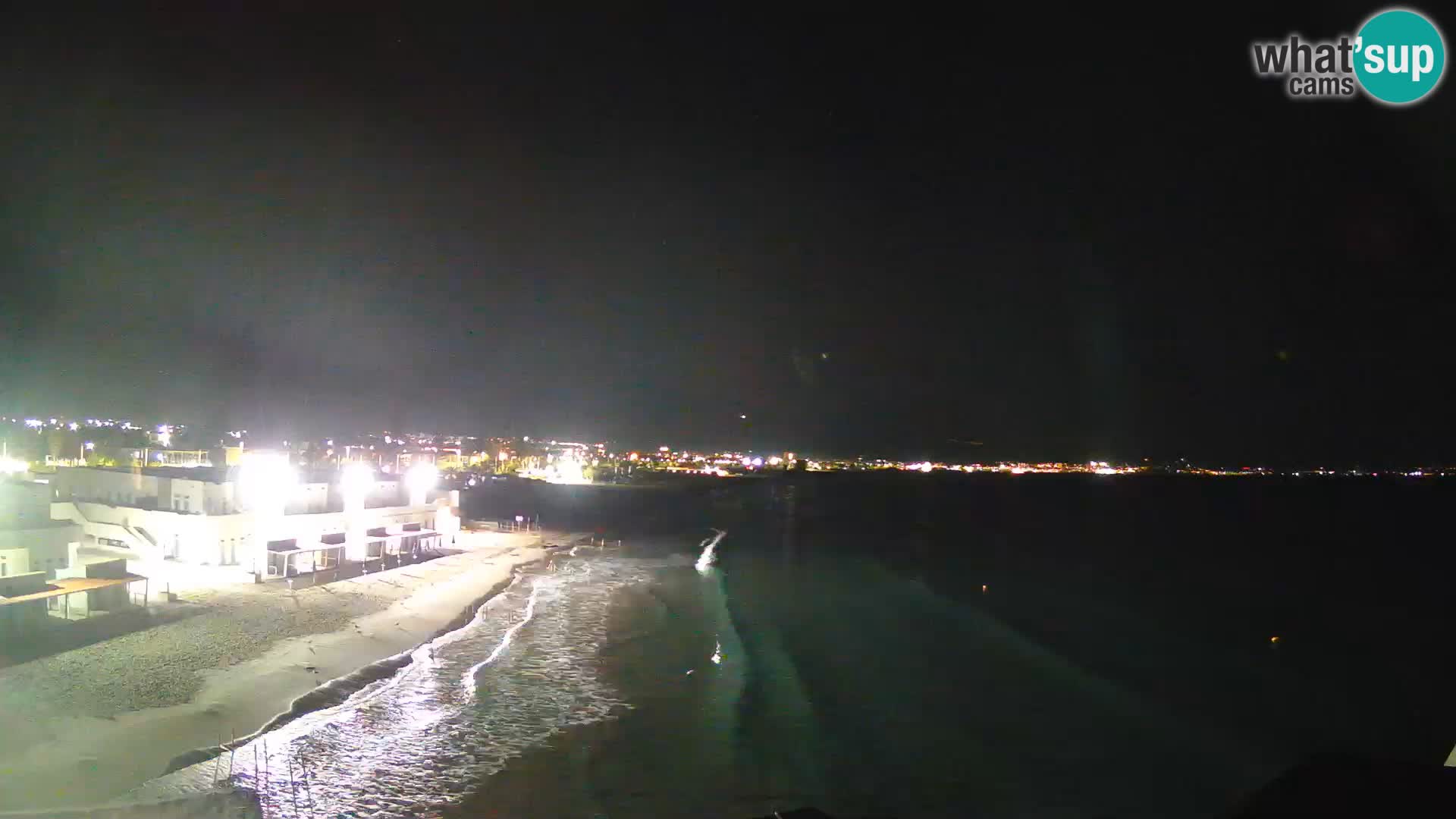 Camera en vivo Golfo de Cagliari – Playa del Poetto – Cerdeña