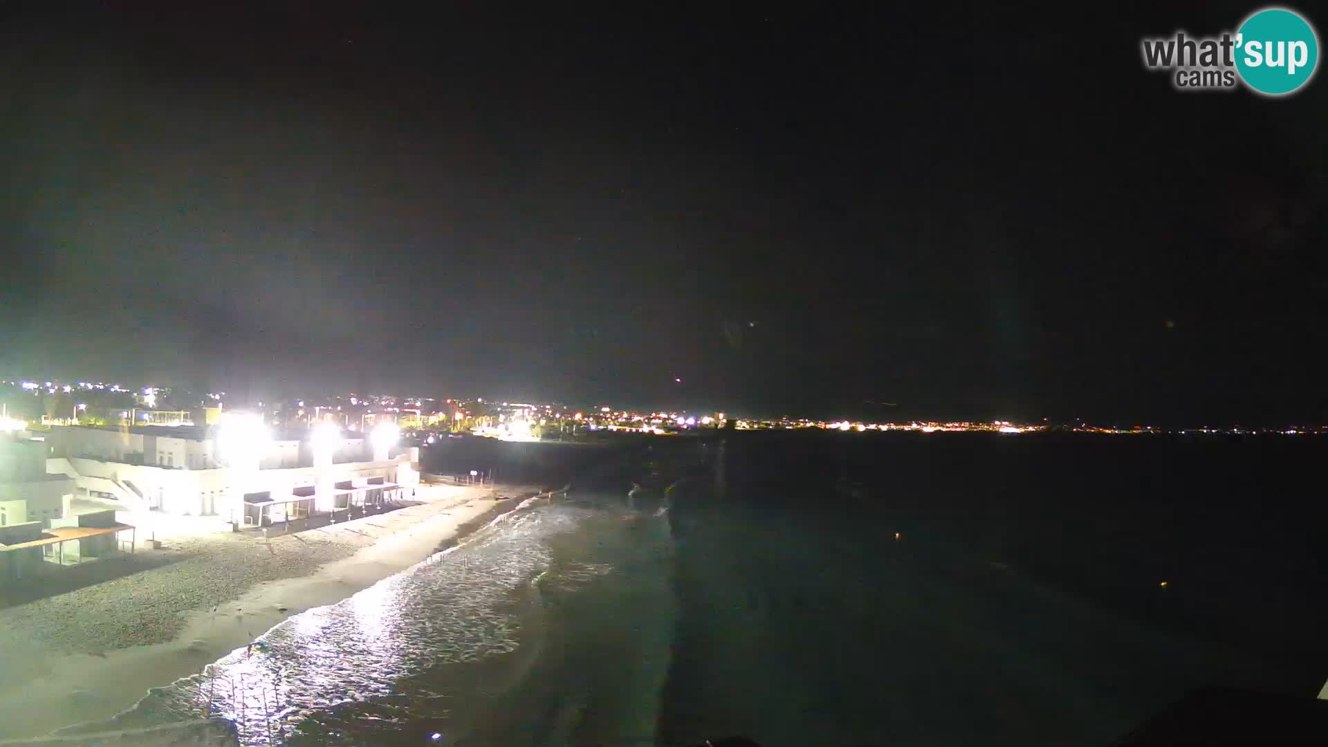 Camera en vivo Golfo de Cagliari – Playa del Poetto – Cerdeña