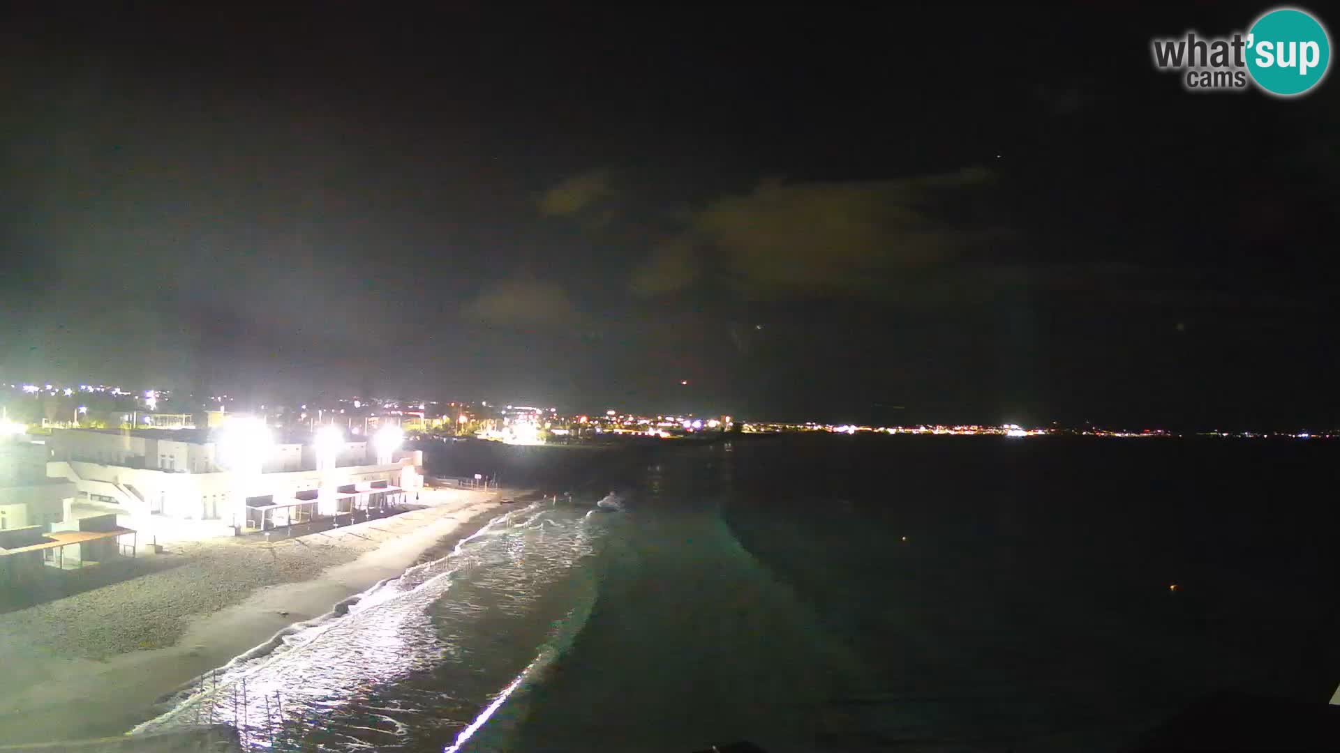 Camera en vivo Golfo de Cagliari – Playa del Poetto – Cerdeña