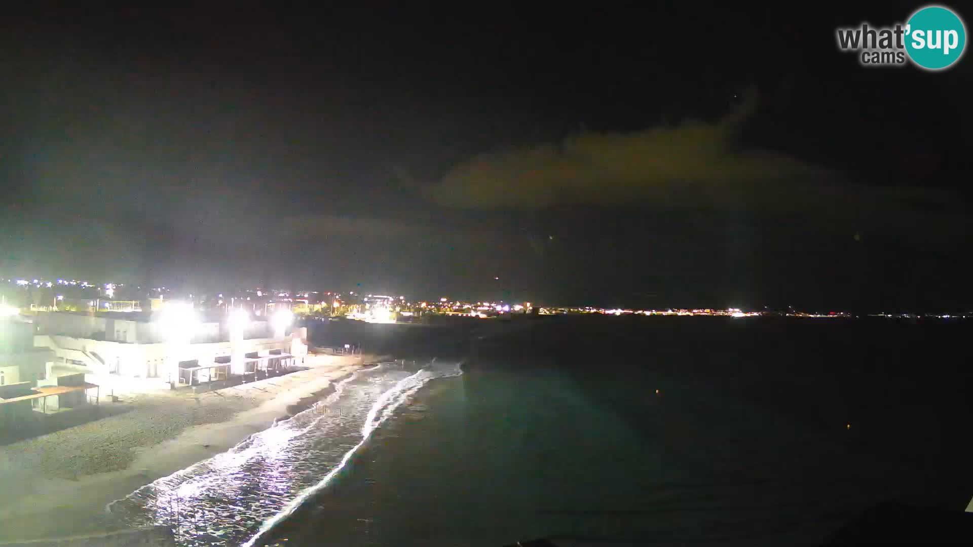 Camera en vivo Golfo de Cagliari – Playa del Poetto – Cerdeña