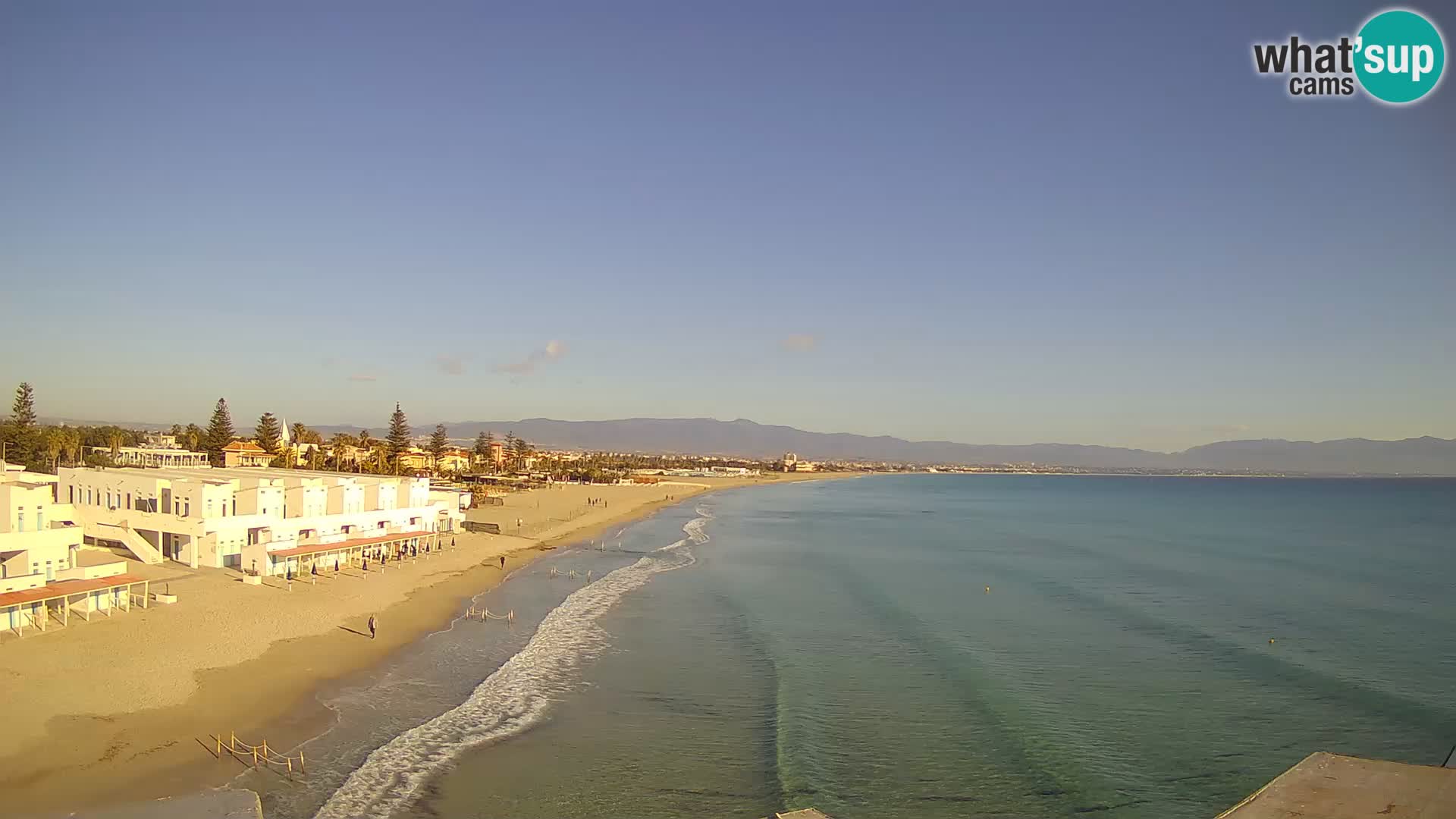 Live Webcam Golfo di Cagliari – Spiaggia del Poetto – Sardegna