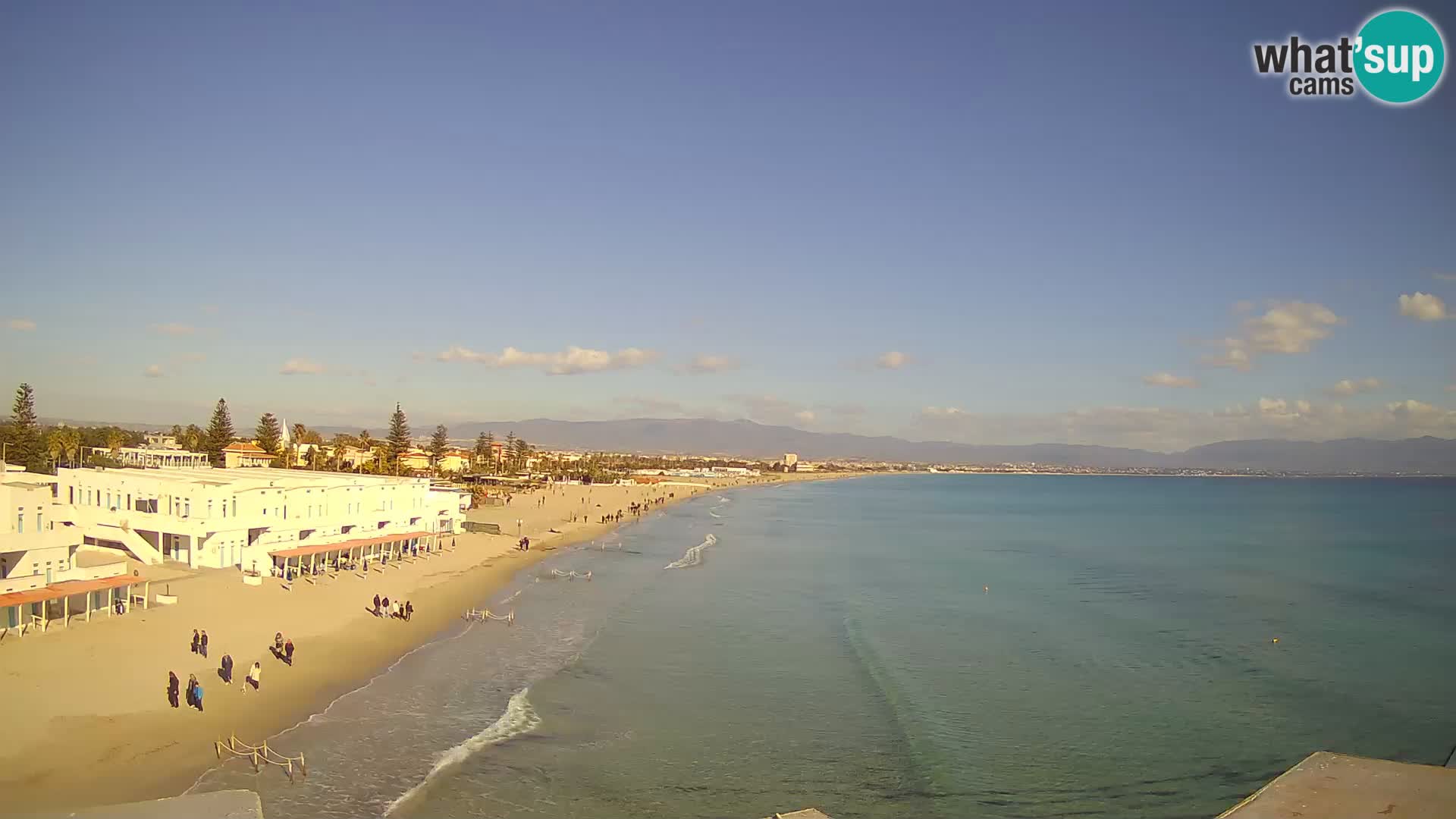 Live Webcam Gulf of Cagliari – Poetto beach – Sardinia