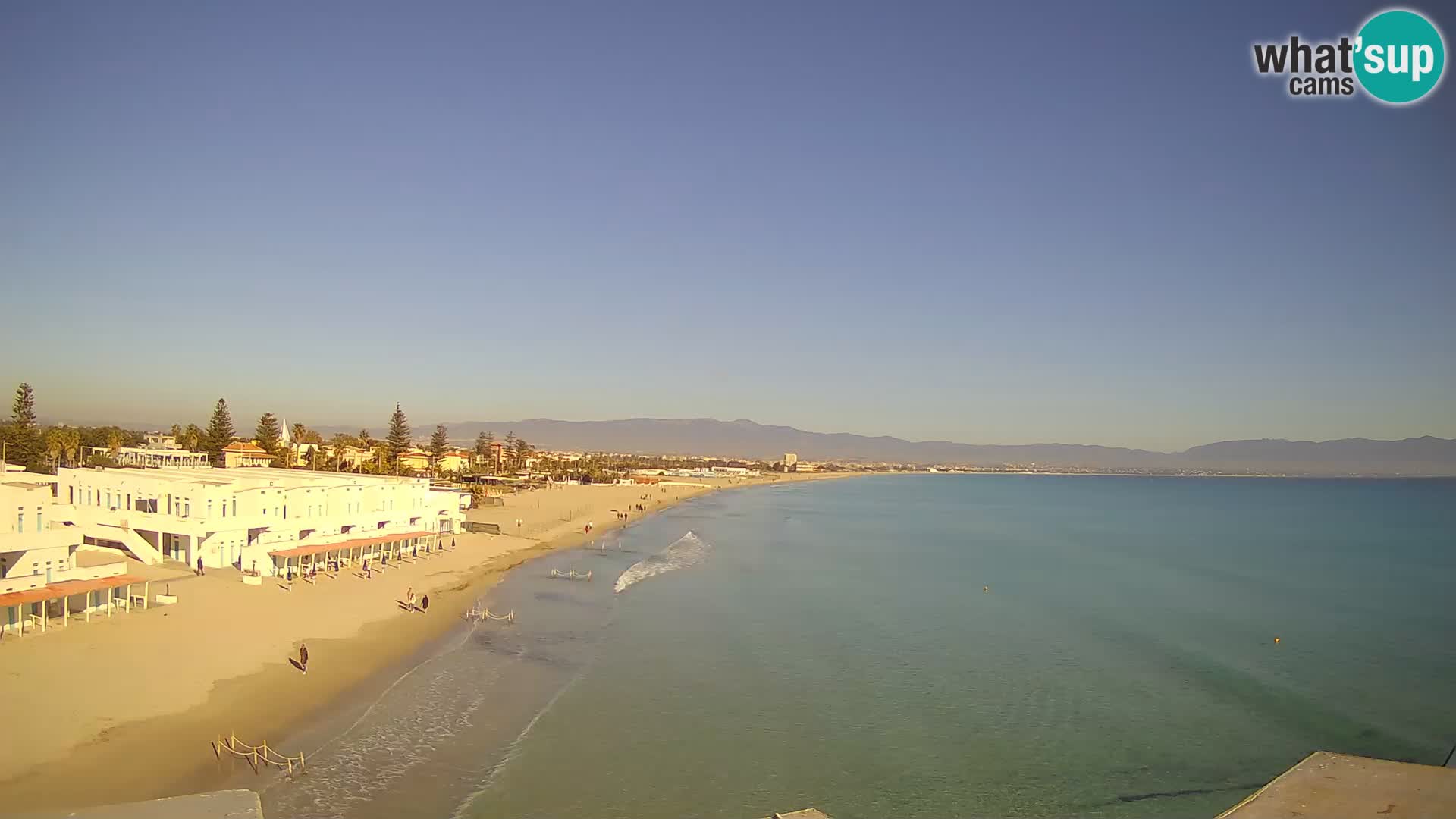 Live Webcam Gulf of Cagliari – Poetto beach – Sardinia