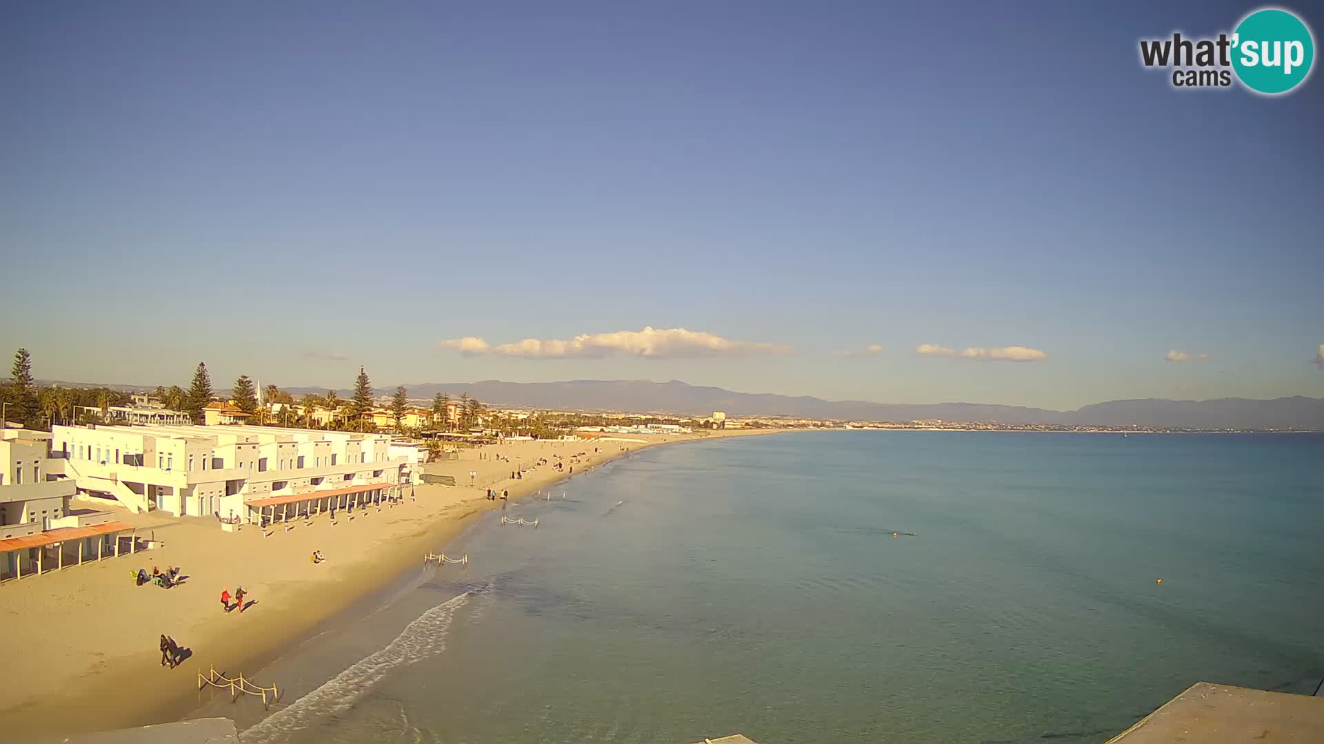 Live Webcam Gulf of Cagliari – Poetto beach – Sardinia