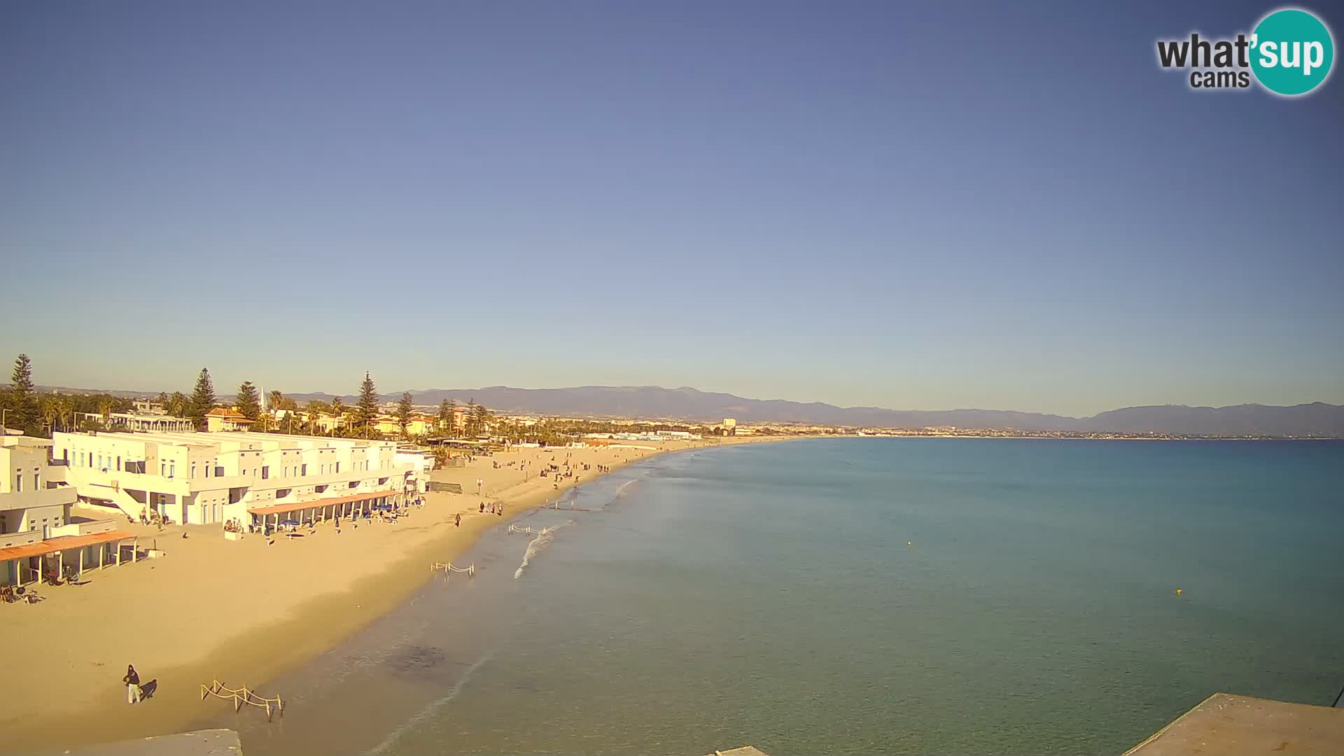 Live Webcam Gulf of Cagliari – Poetto beach – Sardinia