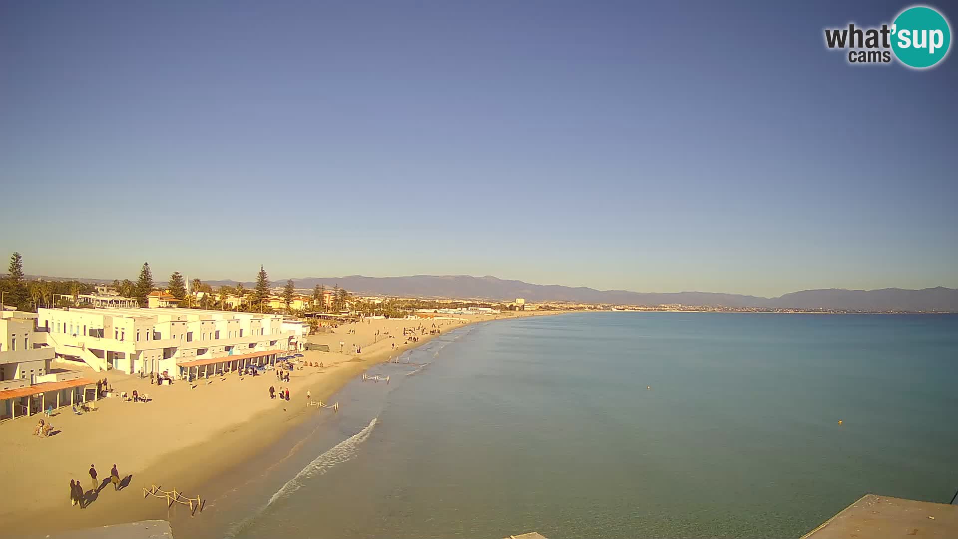 Live Webcam Golfo di Cagliari – Spiaggia del Poetto – Sardegna