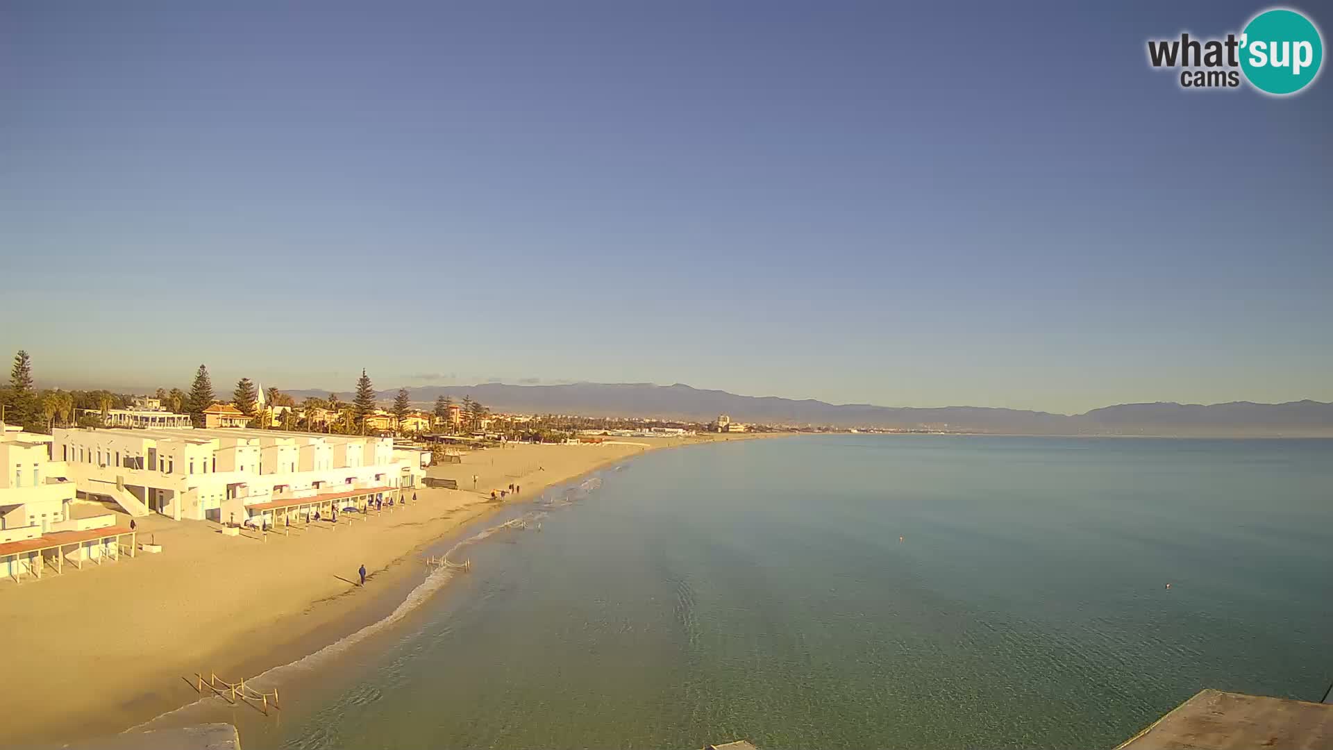 Live Webcam Golf von Cagliari – Strand Poetto – Sardinien