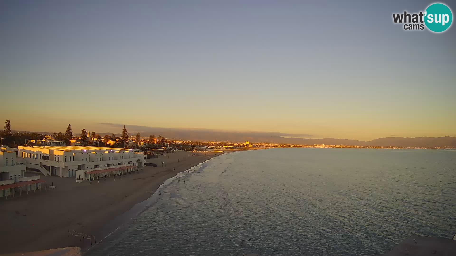 Live Webcam Golf von Cagliari – Strand Poetto – Sardinien