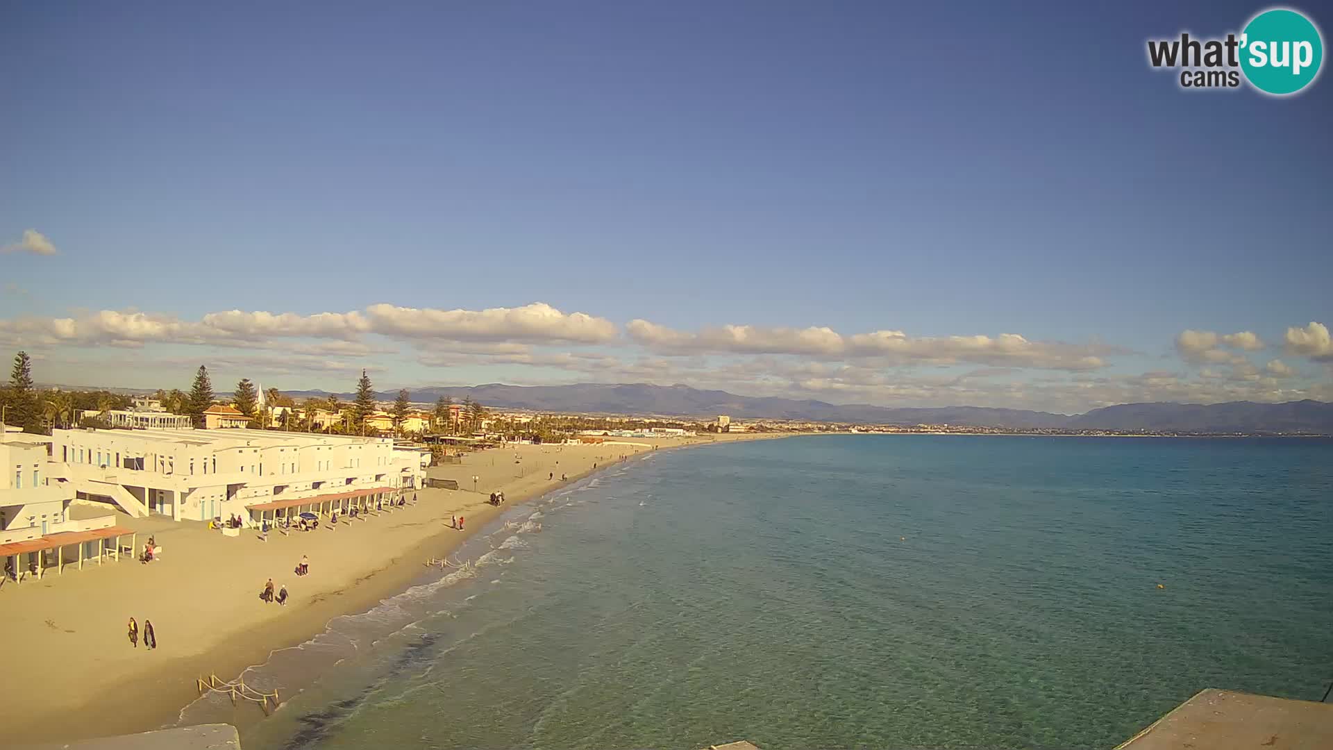 Live Webcam Golfo di Cagliari – Spiaggia del Poetto – Sardegna