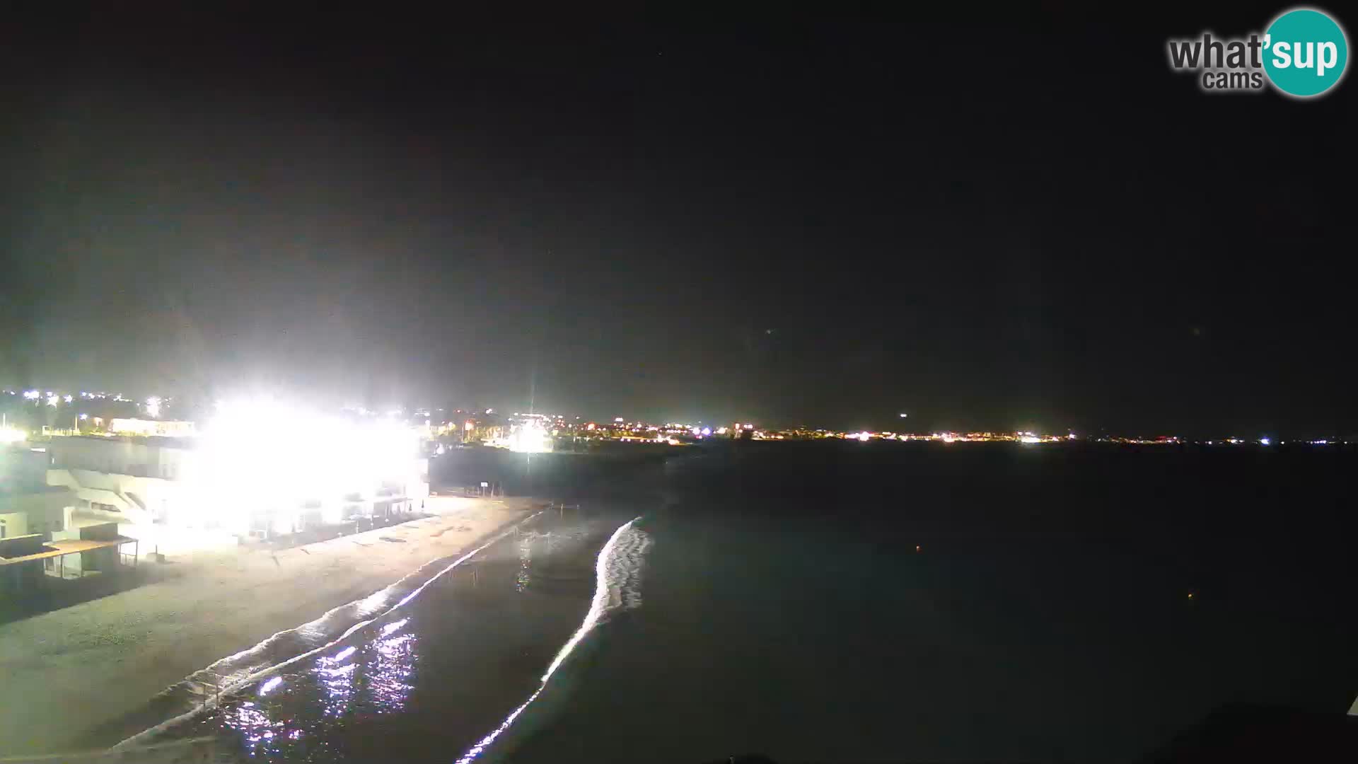 Camera en vivo Golfo de Cagliari – Playa del Poetto – Cerdeña