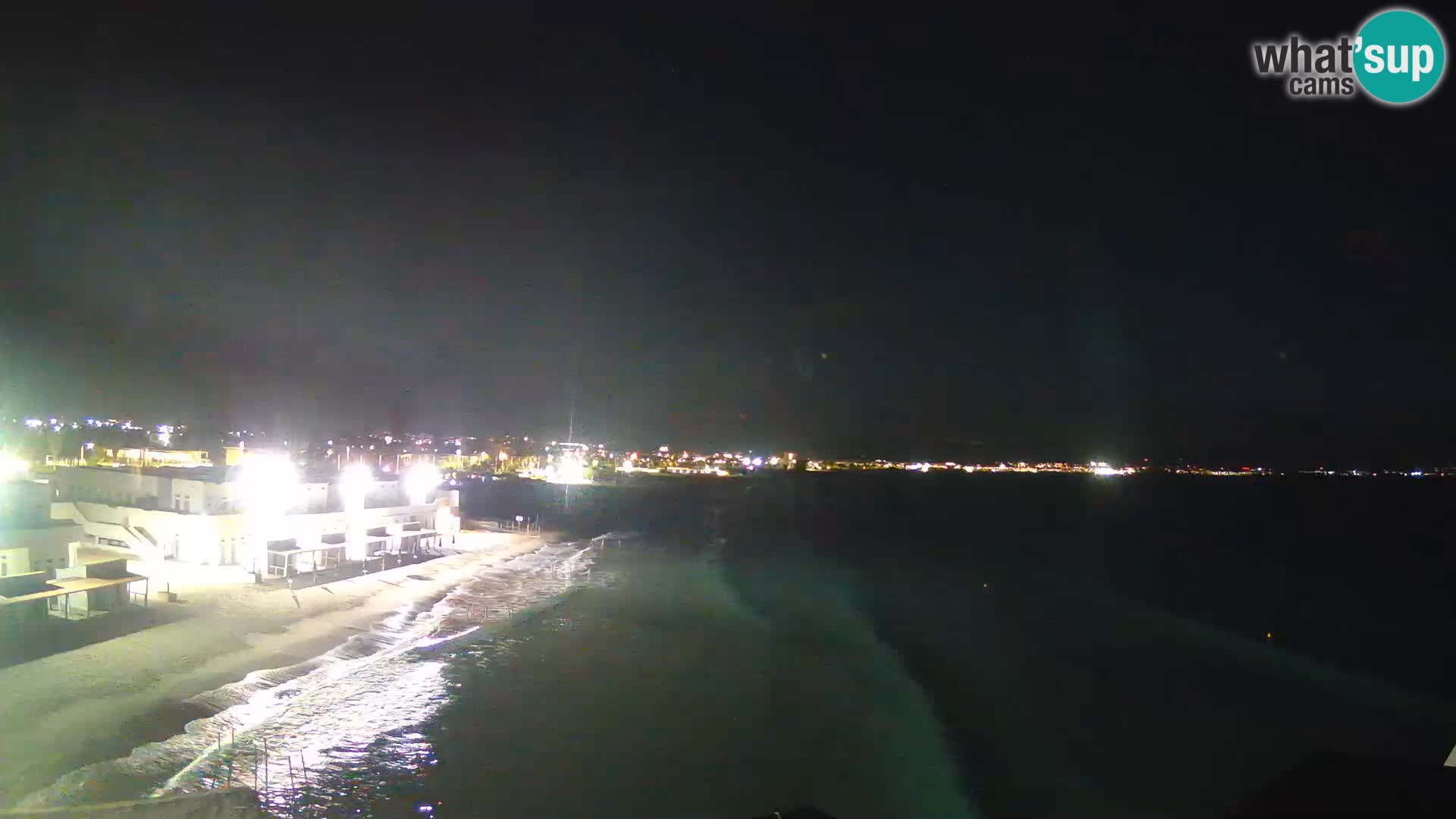 Camera en vivo Golfo de Cagliari – Playa del Poetto – Cerdeña