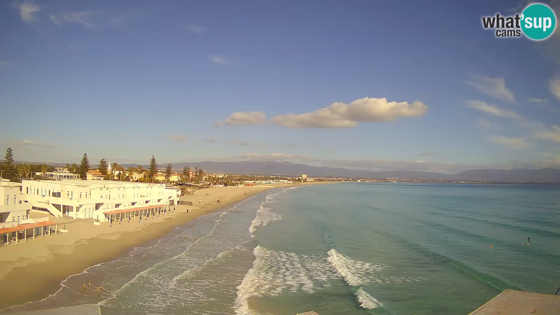 Live Webcam Gulf of Cagliari – Poetto beach – Sardinia