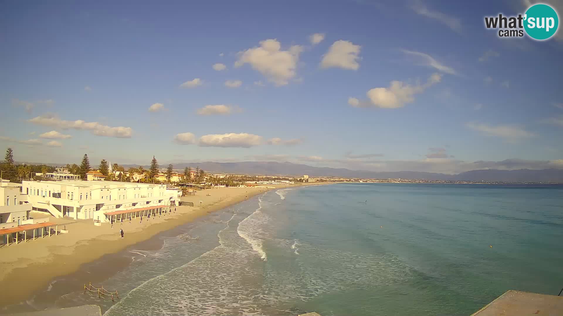 Live Webcam Gulf of Cagliari – Poetto beach – Sardinia