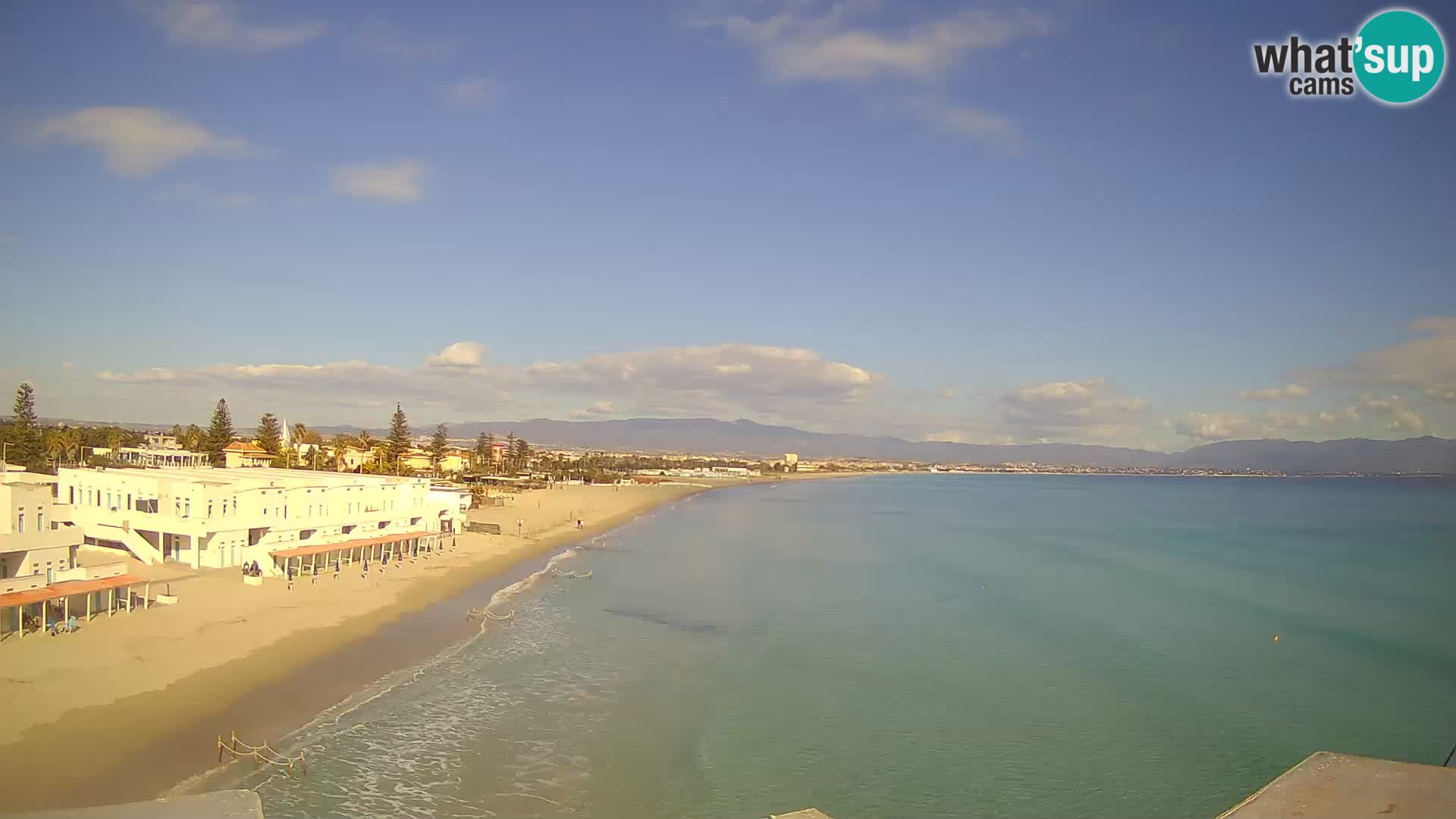 Live Webcam Gulf of Cagliari – Poetto beach – Sardinia