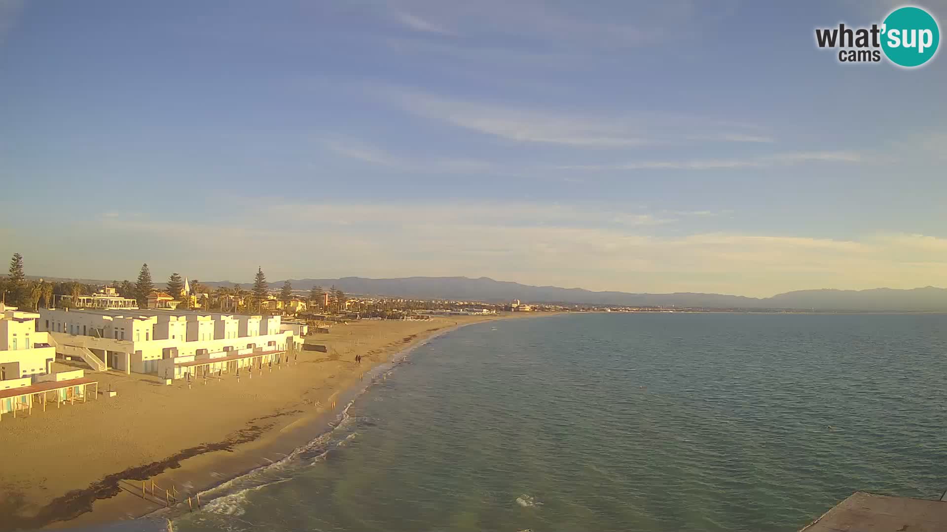 Live Webcam Golfo di Cagliari – Spiaggia del Poetto – Sardegna